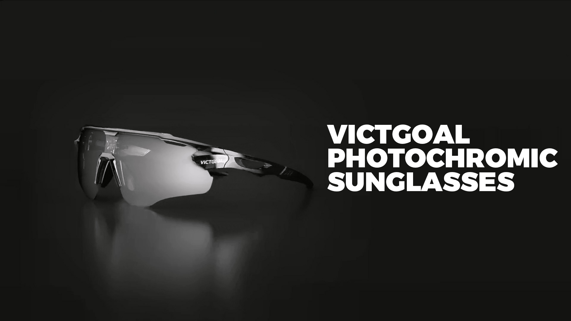 thumbnail video image 2 of VICTGOAL Photochromic Cycling Glasses for Men Women, Clear Bike Glasses with UV400 Protection, Sports Running Sunglasses Goggles, 2 of 8