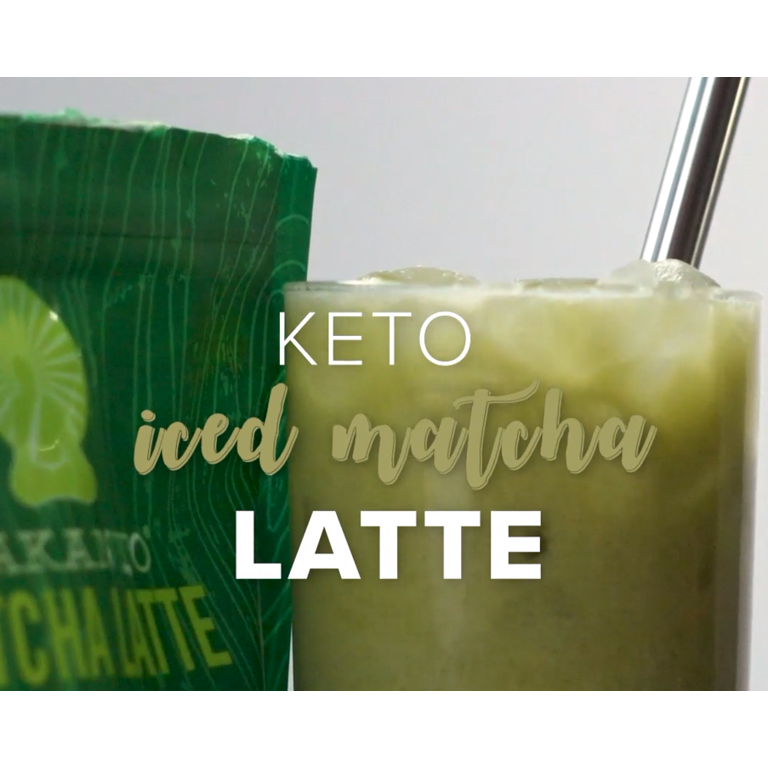 Lakanto Matcha Latte Sweetened - Green Tea Powder Mix, Keto