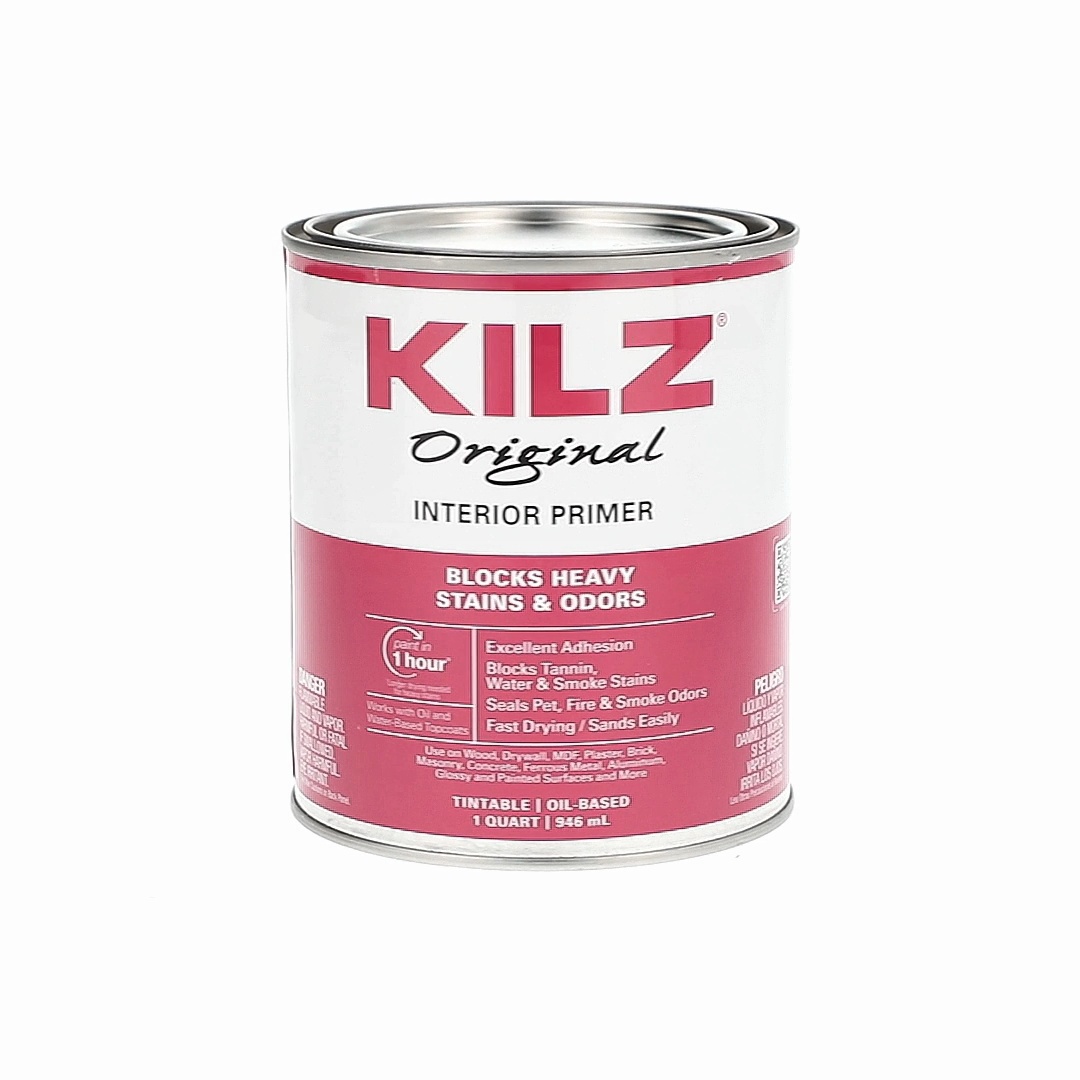 KILZ Original Water-based, Interior White Primer, Oil-Based, 1