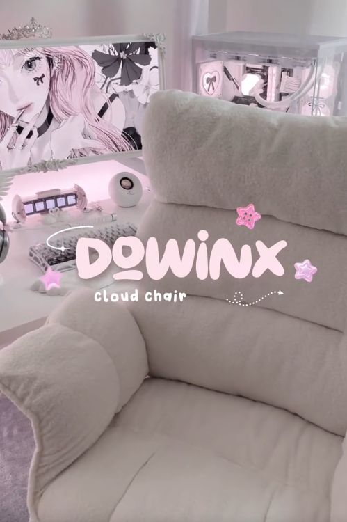thumbnail video image 2 of Ultifit Teddy Fleece Office Chair,Criss Cross Chair with Armrests & Wide Seat,Reclining Desk Vanity Chair with Thick Pad & Footrest for Adults,Pink, 2 of 8