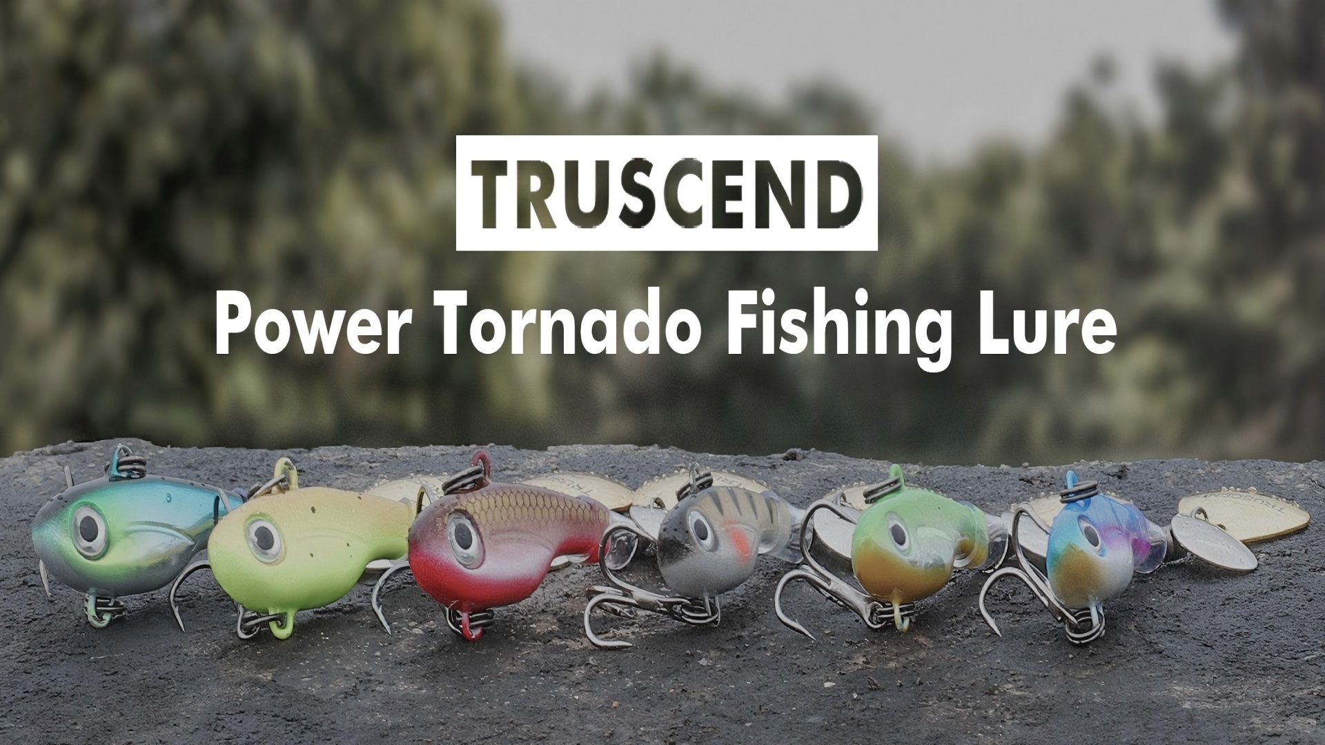 thumbnail video image 2 of TRUSCEND Easy Catch Fishing Lures with Vibrating Swimming Flashing and Jigging Action, Ultimate Search Bait for All Fish Specie, Amazing Ice Fishing Jig Spinners with BKK Hook, Long Cast Spinner Bait, 2 of 8