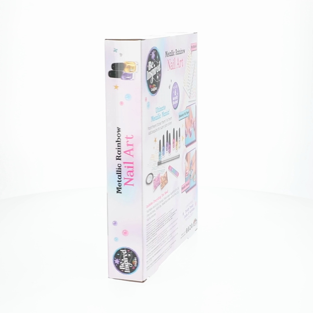 THE POLISH 18本セット　※複数本ならバラ売り可 Be Inspired Metallic Rainbow Nail Polish Set, Metallic Nail Art