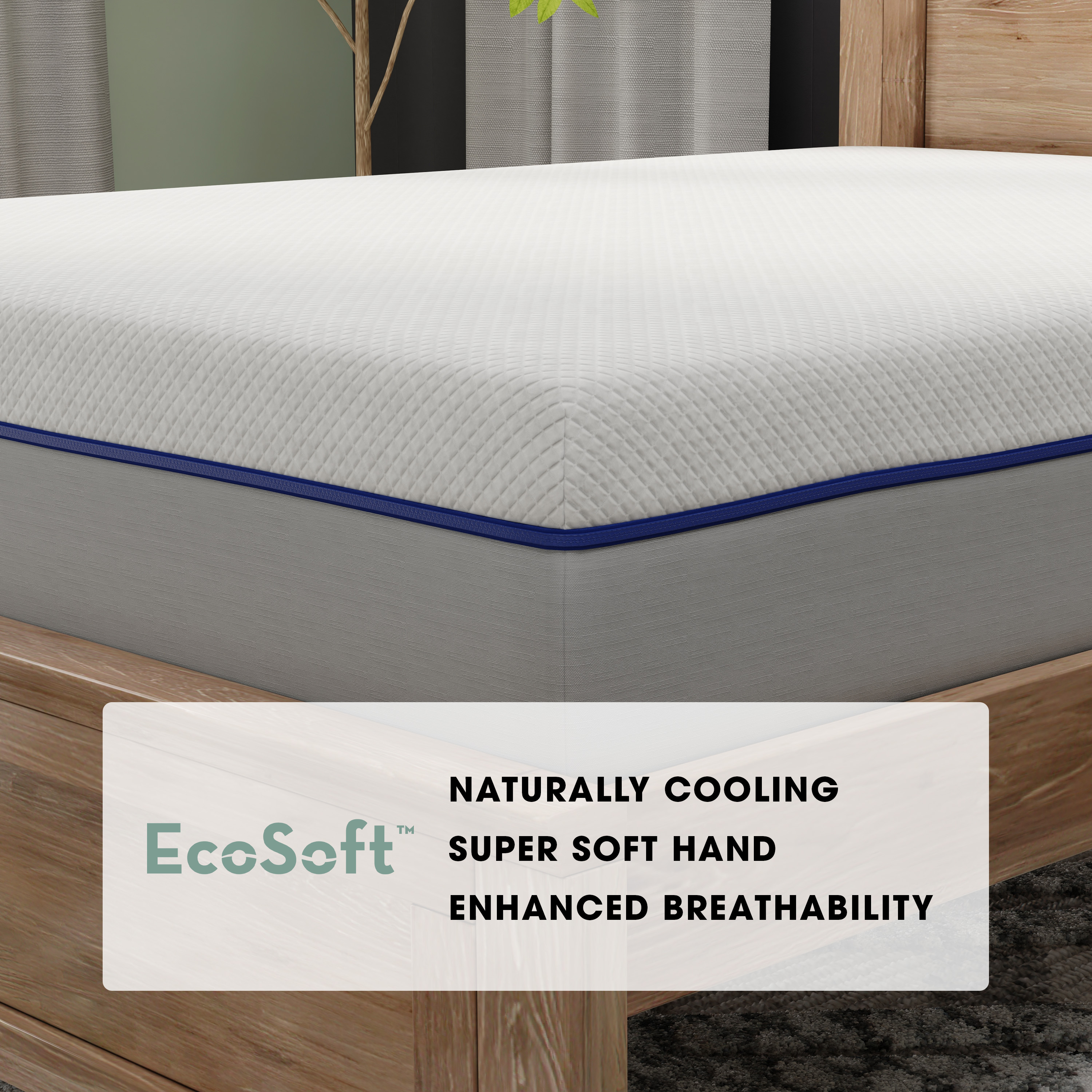 thumbnail video image 2 of Dream Serenity Eco Style Premium Selection Ecossentials 10” Memory Foam Mattress, 2 of 9