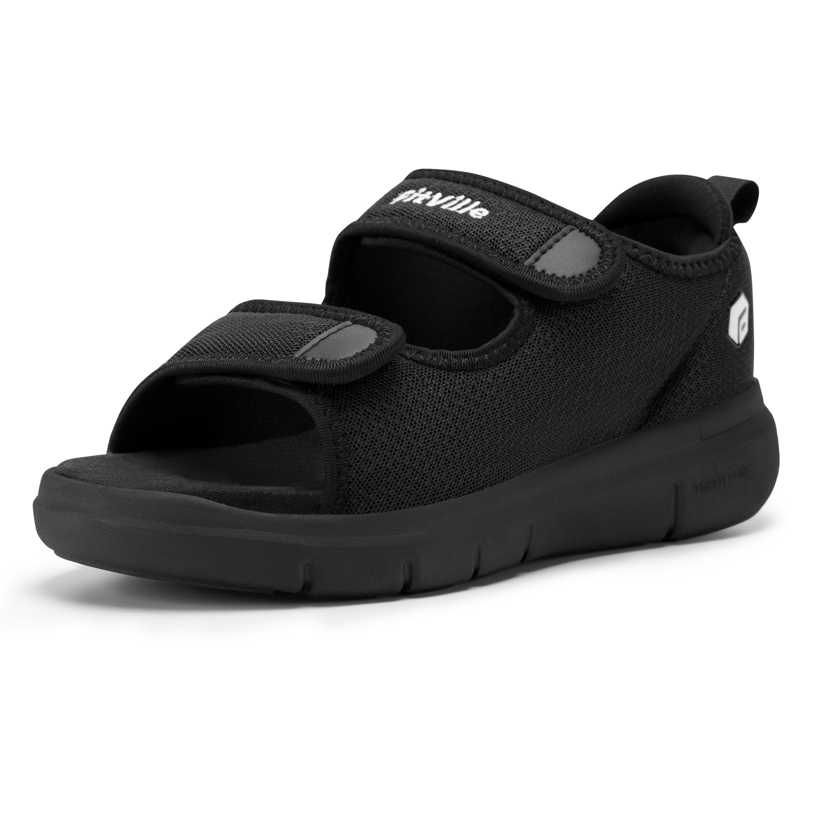 FitVille Wide Open Toe Sandals for Men Summer Comfort Walking