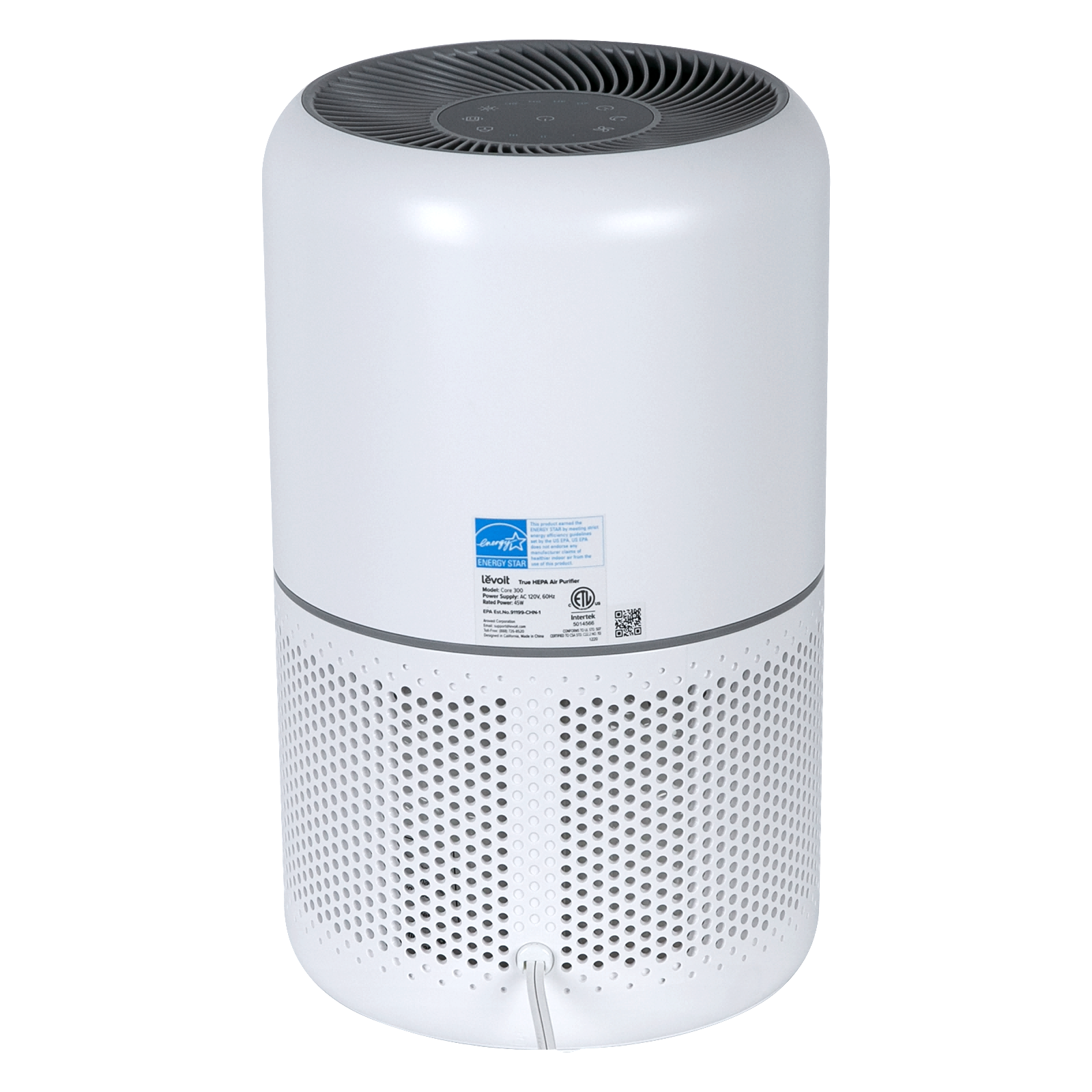 Levoit Core 300 3-Speed Ionic White True HEPA Air Purifier