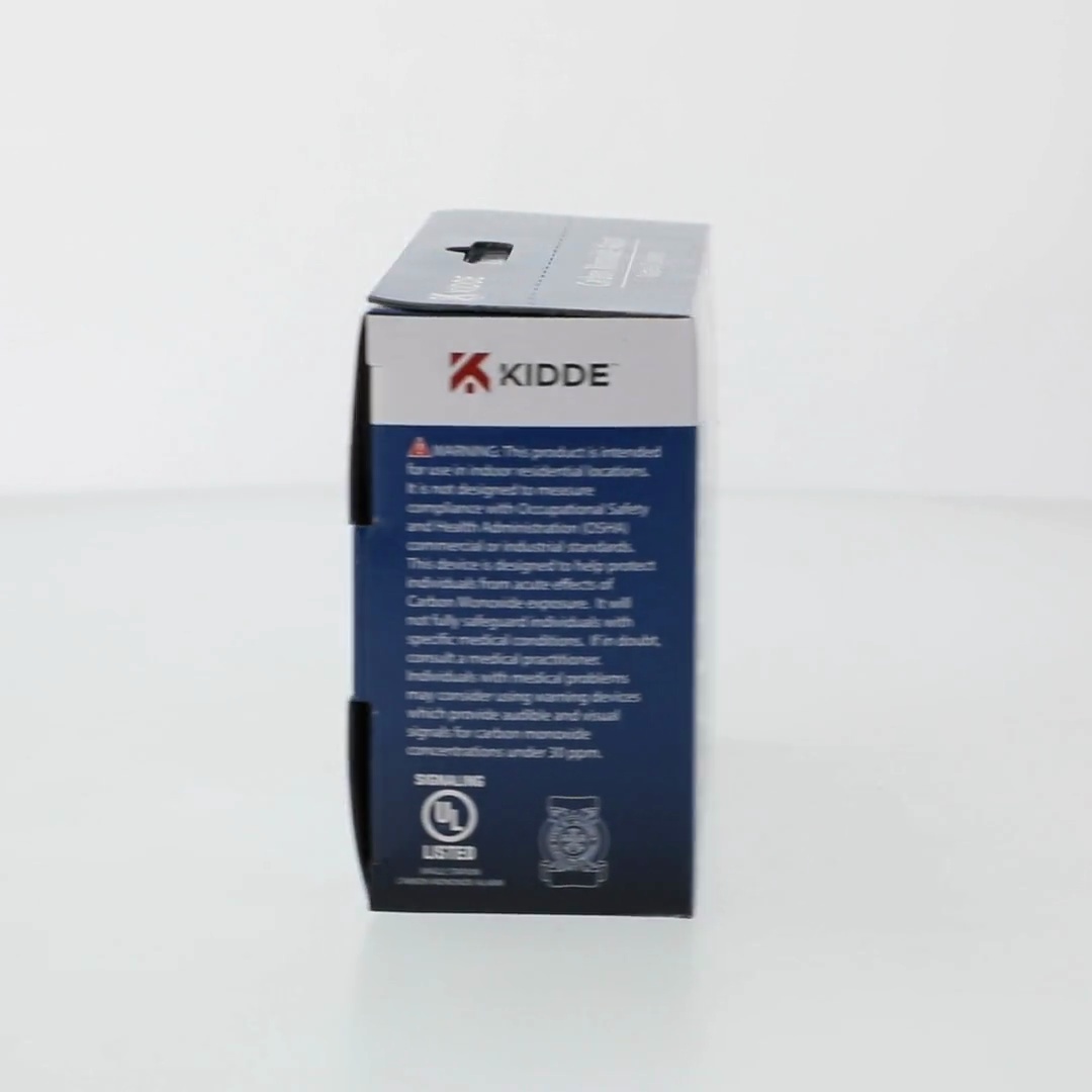 Kidde Carbon Monoxide Alarm, Battery Operated, Loud 85-Decibel