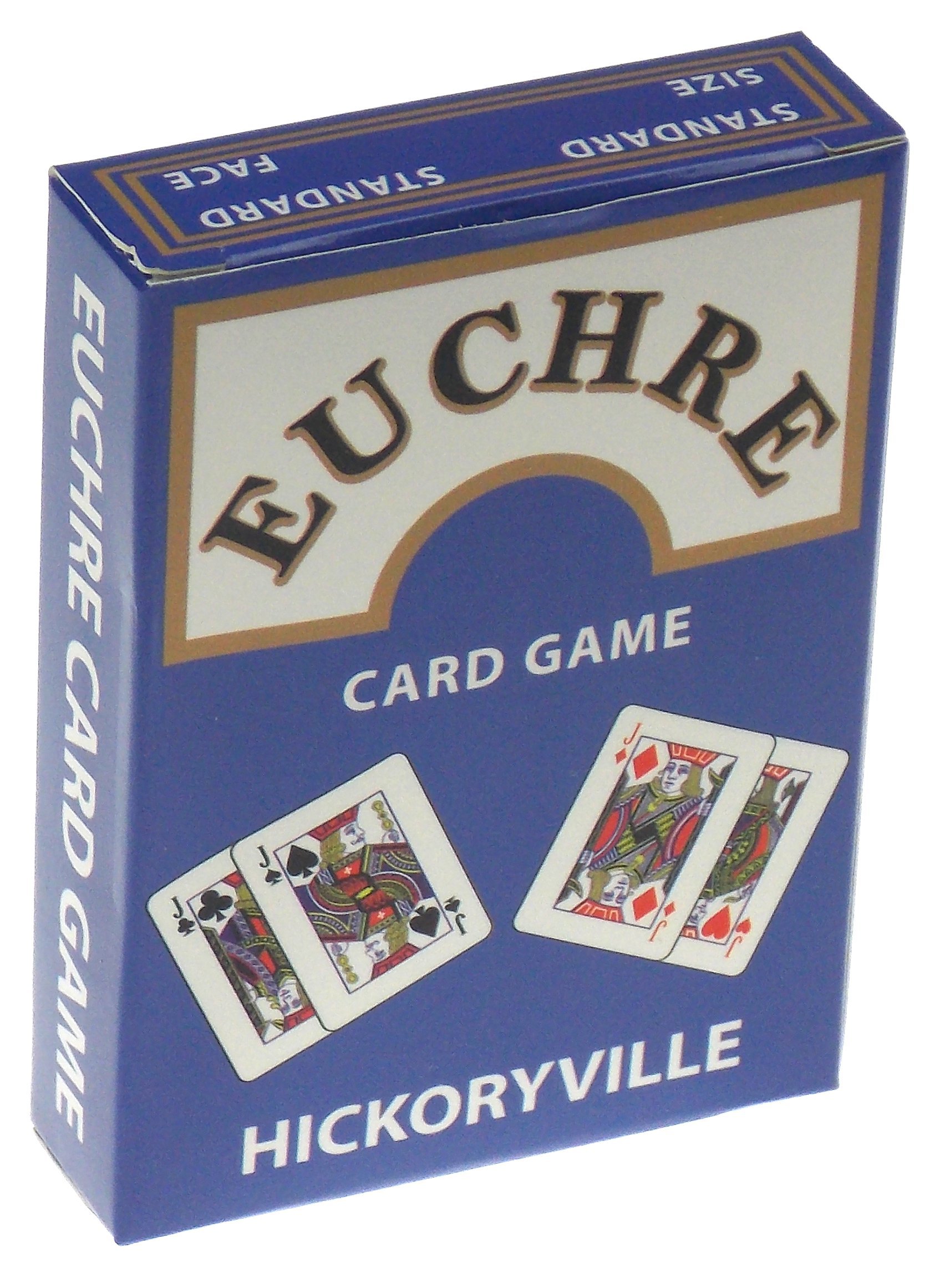 thumbnail video image 2 of Hickoryville Euchre Playing Cards Bundle - 2 Euchre Decks in 1 Box with 1 White Plastic Suit Marker Dice, 2 of 9