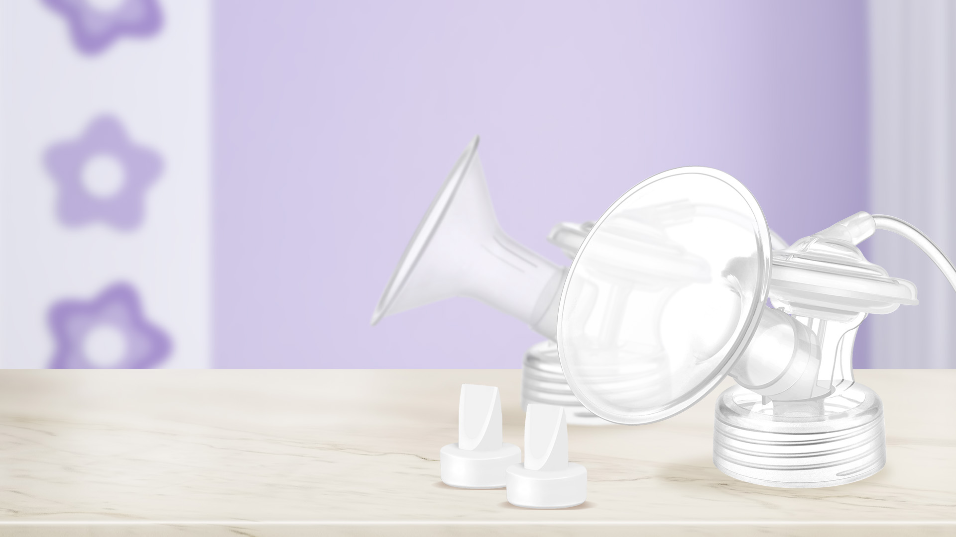 thumbnail video image 2 of Maymom Pump Parts Compatible with Lansinoh Breastpump, Flange Wide-mouth Connector Valve Tubing Backflow Protector; Not Original Lansinoh Accessories (Flange 21mm), 2 of 10