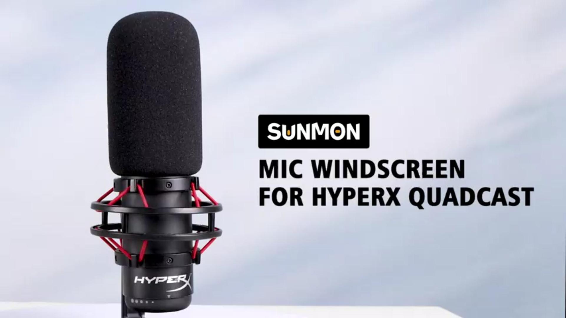 HyperX QuadCast S 専用ポップガードセット Amazon.com: QuadCast Pop Filter - Metal Windscreen for HyperX