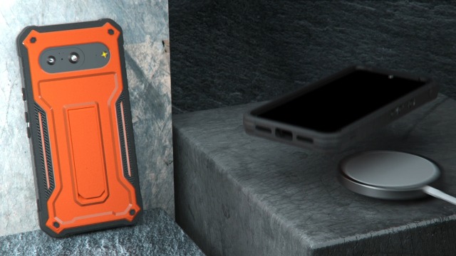 thumbnail video image 2 of ExoGuard For Google Pixel 7 Case, Phone Case with Screen Protector and Kickstand (Blue), 2 of 8