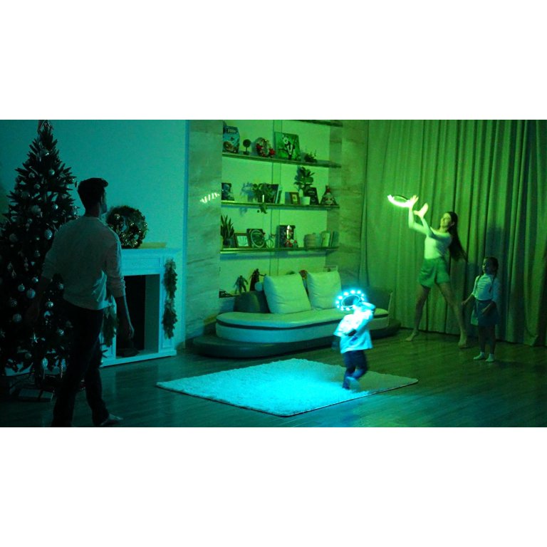 TOSY Flying Ring - Frisbee Luminoso Con LED RGB, Impermeabile E Auto-Accensione - Foto 4