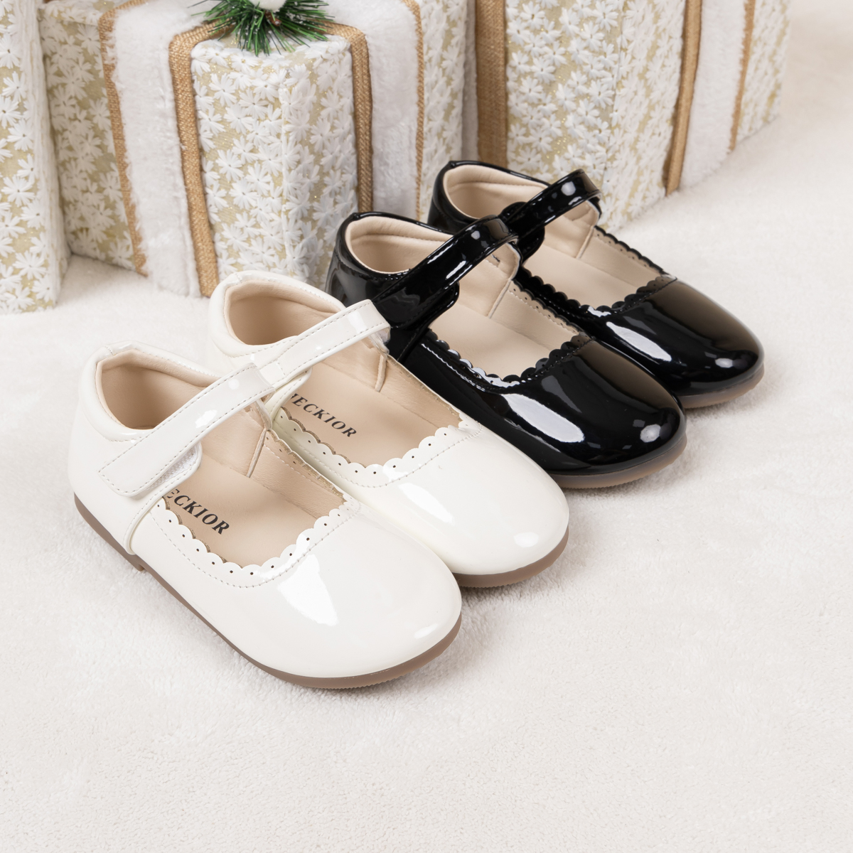 thumbnail video image 2 of Bonario Toddler Dress Girls Shoes Mary Jane Soft Sole Princess Shoes for Little Kids, 2 of 7