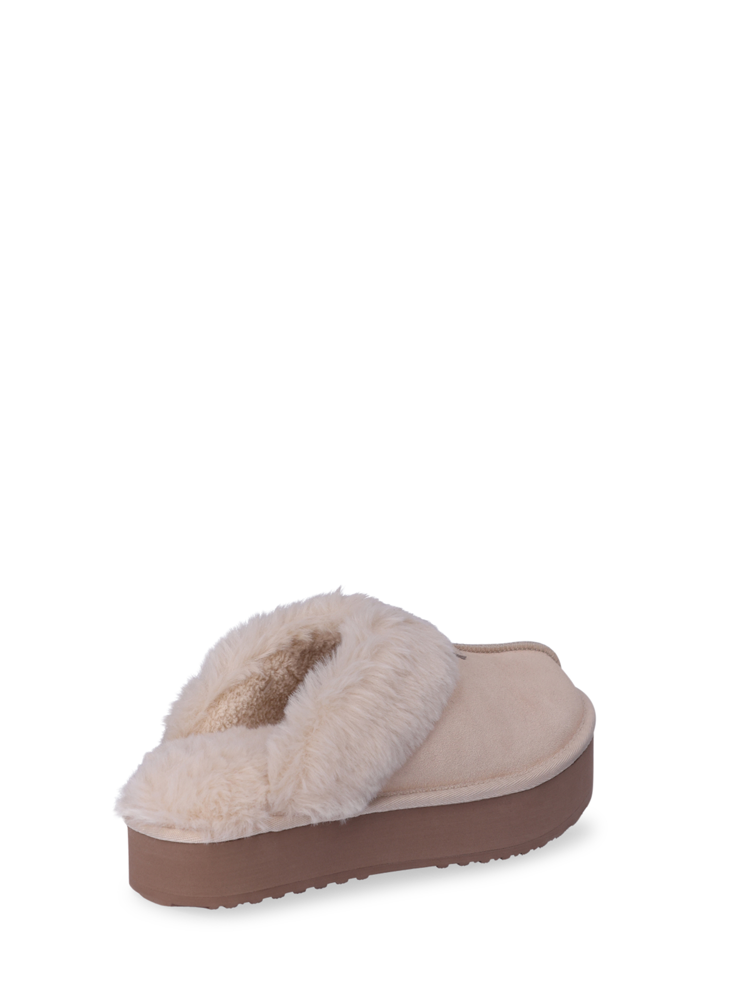 Joyspun Women s Genuine Suede Platform Slipper Walmart