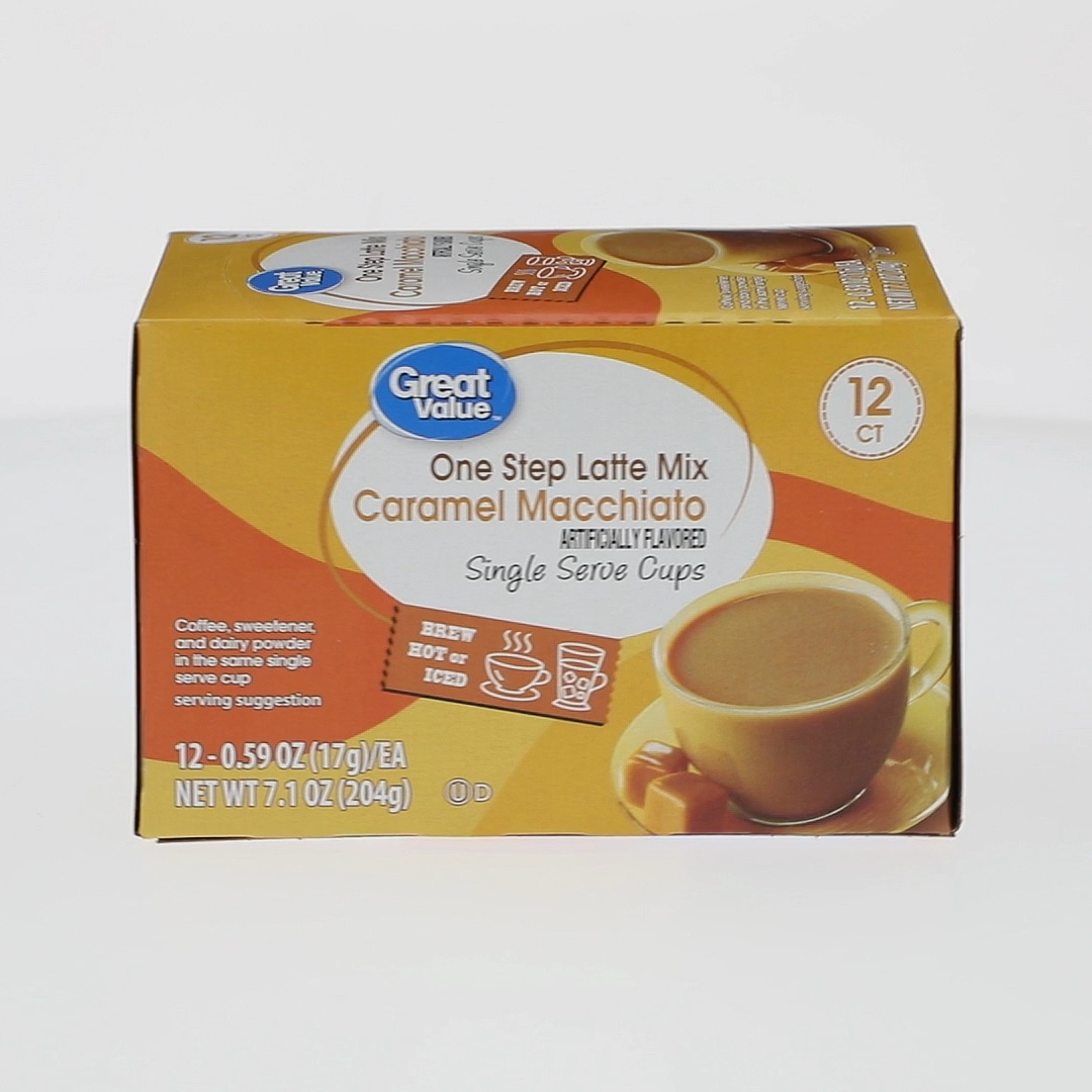 Great Value Caramel Macchiato Coffee Single-Serve Latte Pods