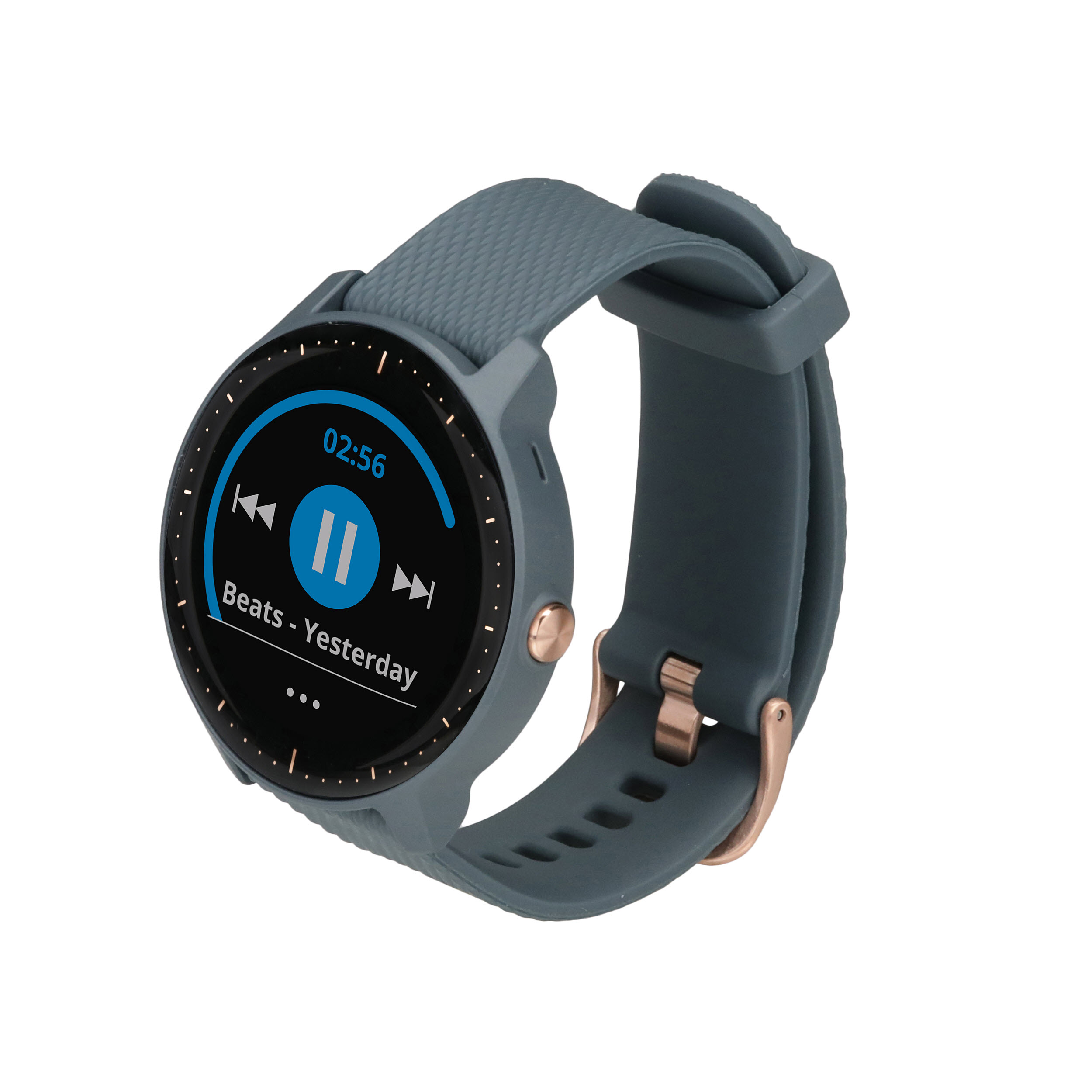 Vivoactive 3 Music, Granite Blue with Rose Gold - Walmart.com