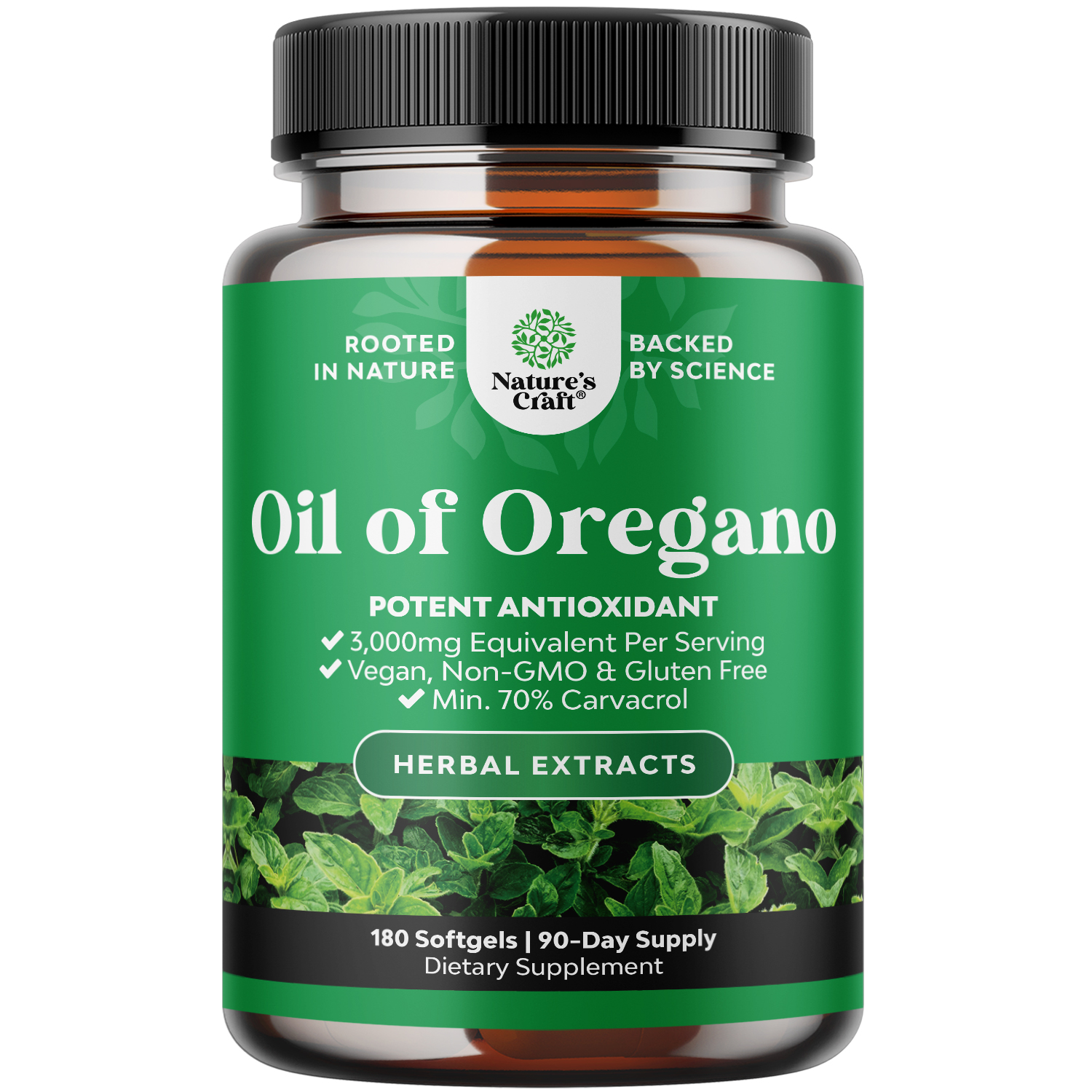 thumbnail video image 2 of Natures Craft Oil of Oregano Softgels with 70% Carvacrol for Gut and Immune Support, 180 Count, 2 of 9