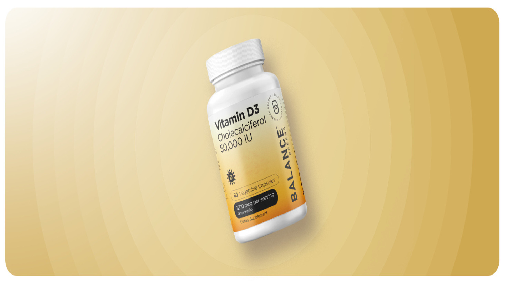 thumbnail video image 2 of Vitamin D3 50,000 IU - 60 Veggie Capsules - High Potency Gluten, Free Non-GMO Supplement by Balance Breens, 2 of 8