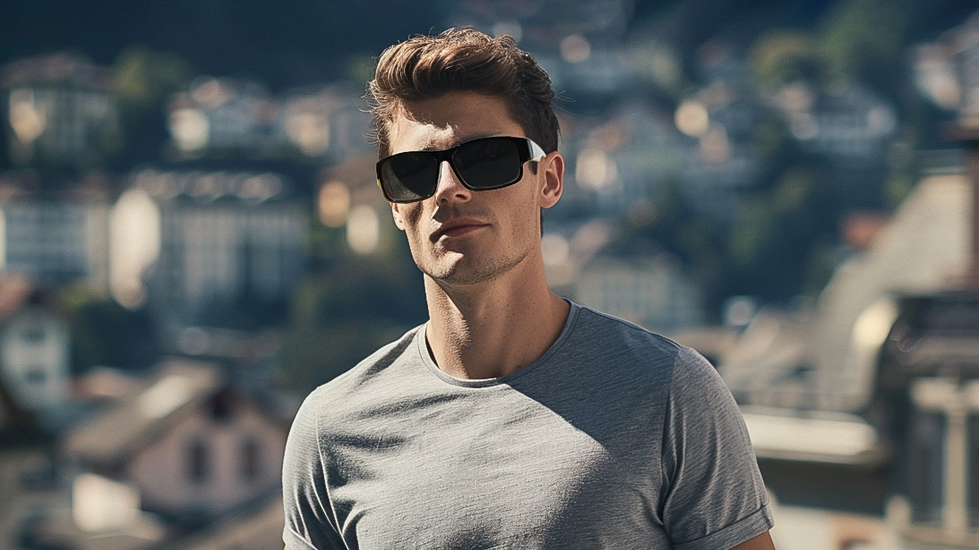 thumbnail video image 2 of TINHAO Fit Over Polarized Sunglasses Over Glasses, Wrap Around Sunglasses Over Prescription Glasses, 2 of 7