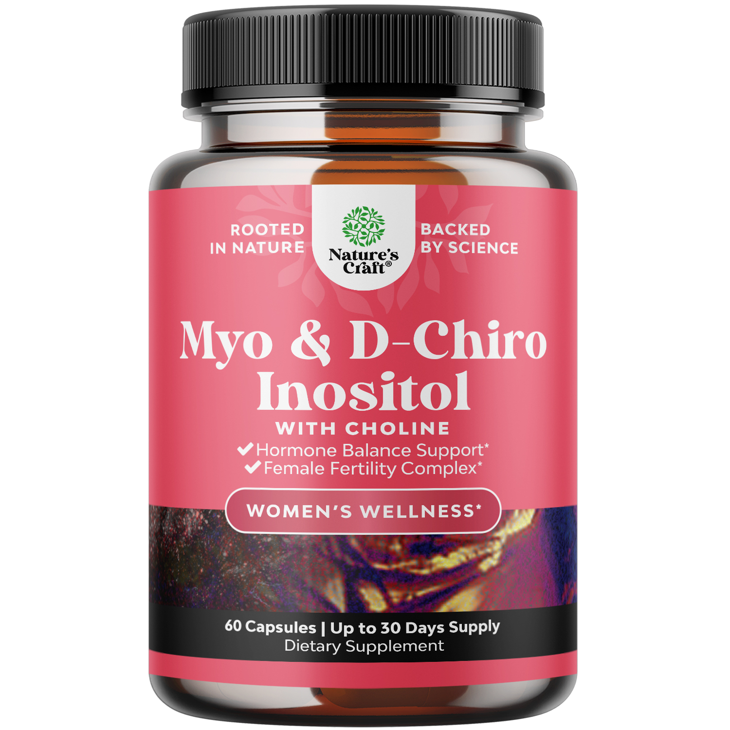 thumbnail video image 2 of Natures Craft Myo & D-Chiro Inositol Supplement, Hormone Balance for Women, 60 Capsules, 2 of 9
