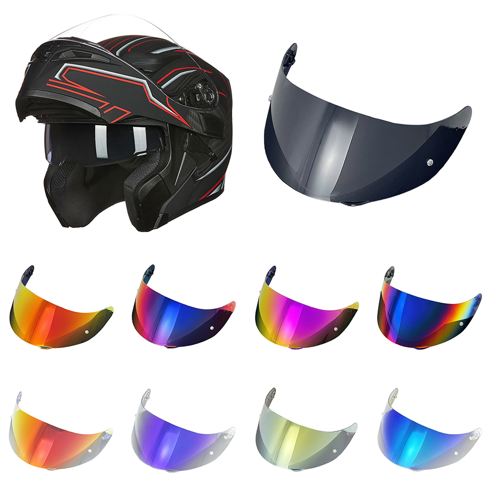 thumbnail video image 2 of 902 Helmet Visor for ILM 902L, 902BT Face Shield UV Protective Lens Motorcycle Accessories, 2 of 6