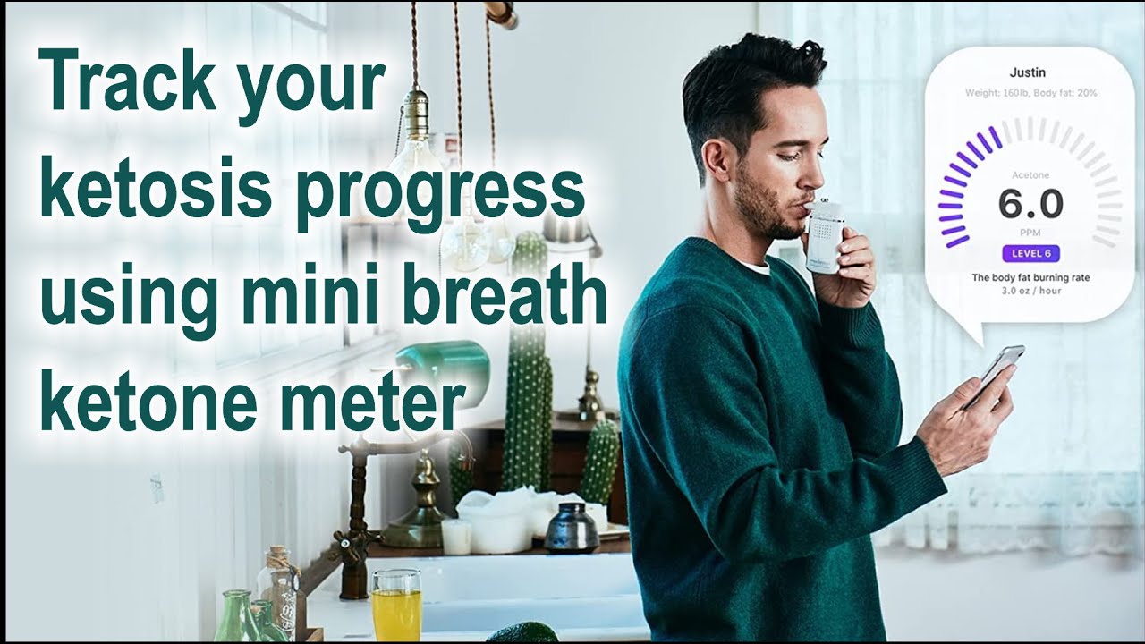 KETOSCAN Mini Breath Ketone Meter, Diet, Fitness Tracker Monitor