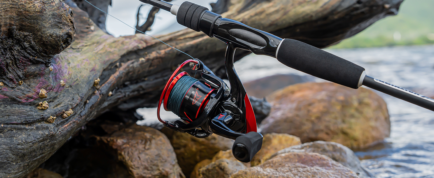 KastKing, Spinning Fishing Reel, Sharky III 4000, Black - Walmart.com