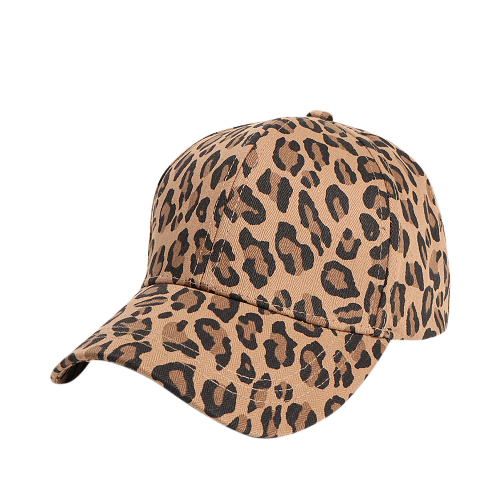 thumbnail video image 2 of Umfun Women's Leopard Print Baseball Cap, Casual Adjustable Hat for Daily Wear and Street Style, Lightweight Sun Hat for Everyday Use, 2 of 7