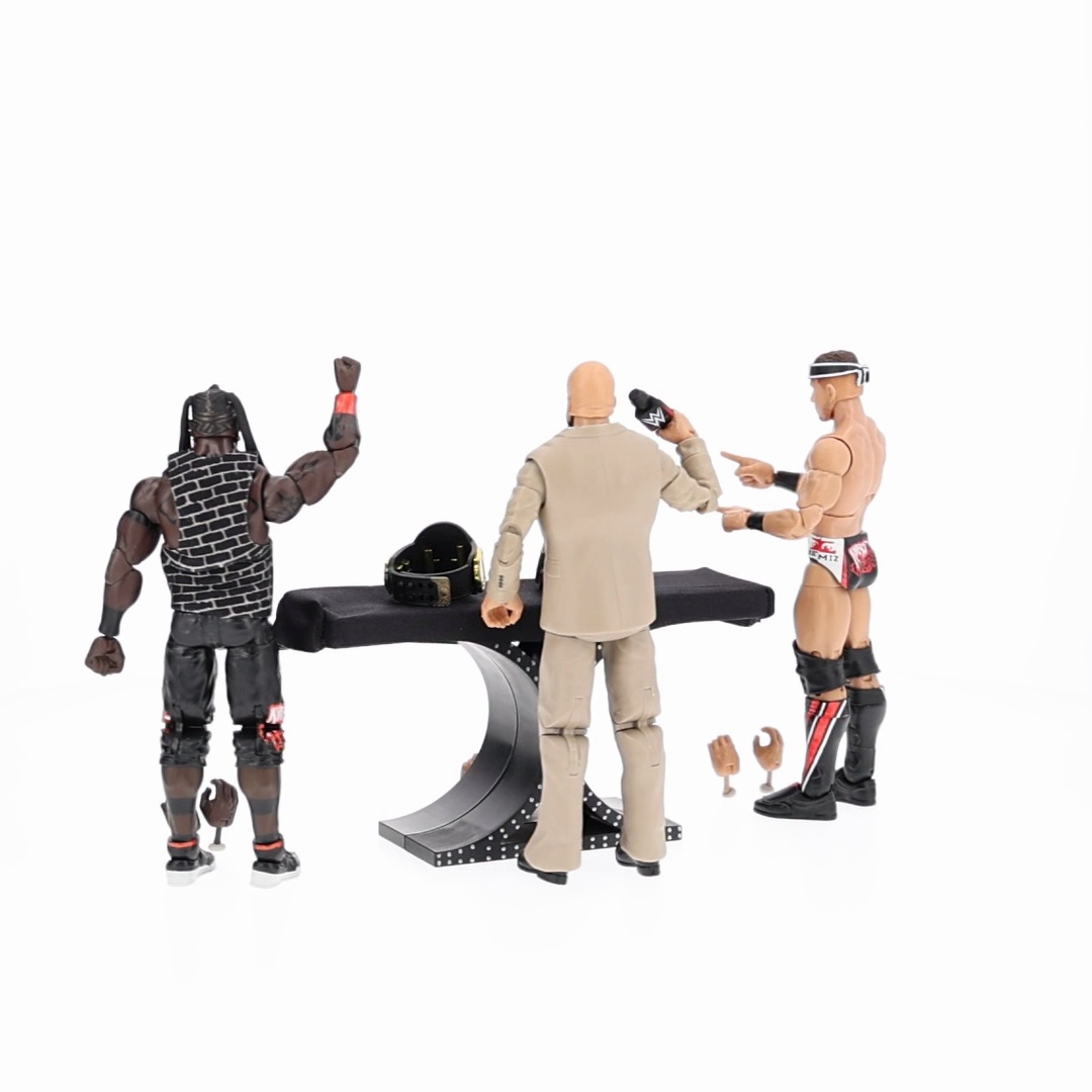 WWE Elite Collection Awesome Truth Action Figure 3-Pack with The