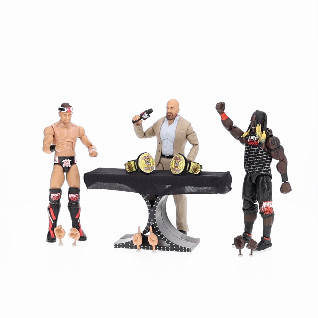 WWE Elite Collection Awesome Truth Action Figure 3-Pack with The