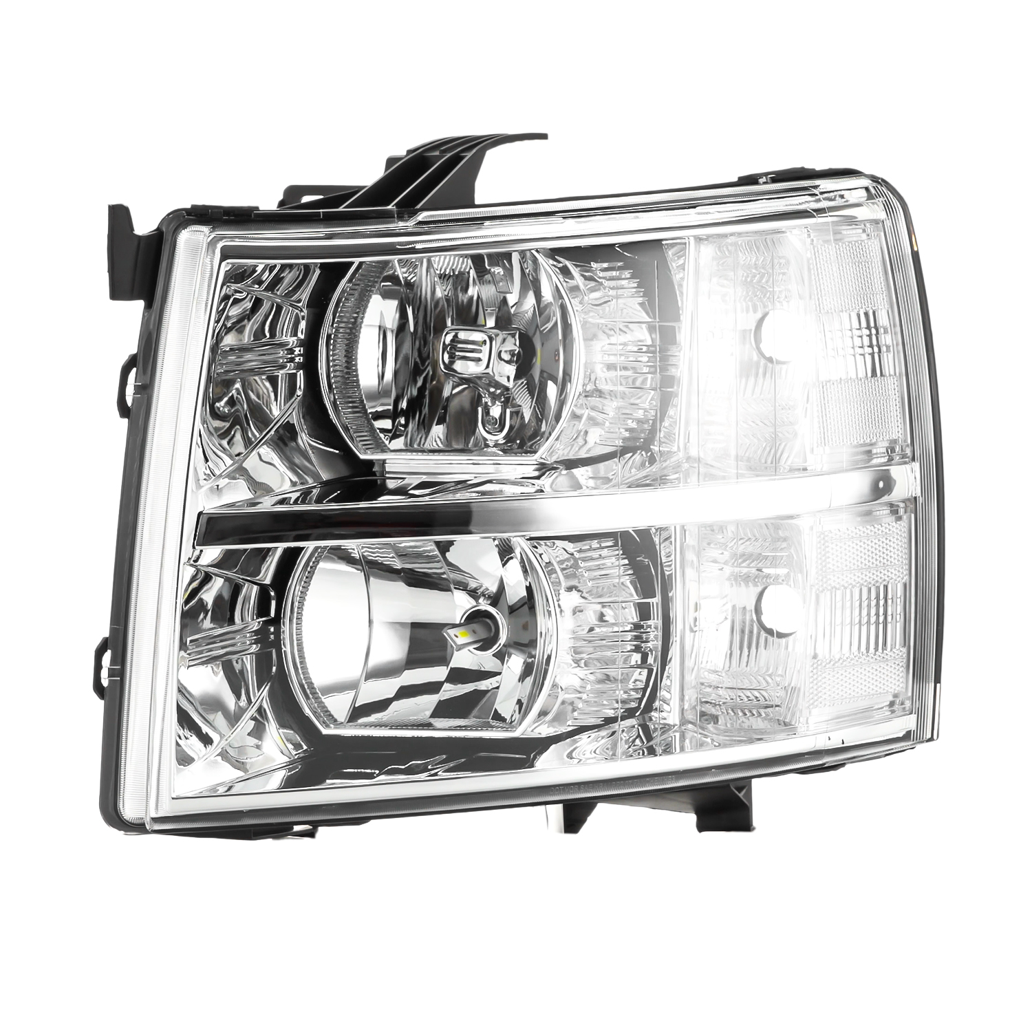 M-AUTO Pair Headlight Assembly for 07-14 Chevy Silverado 1500