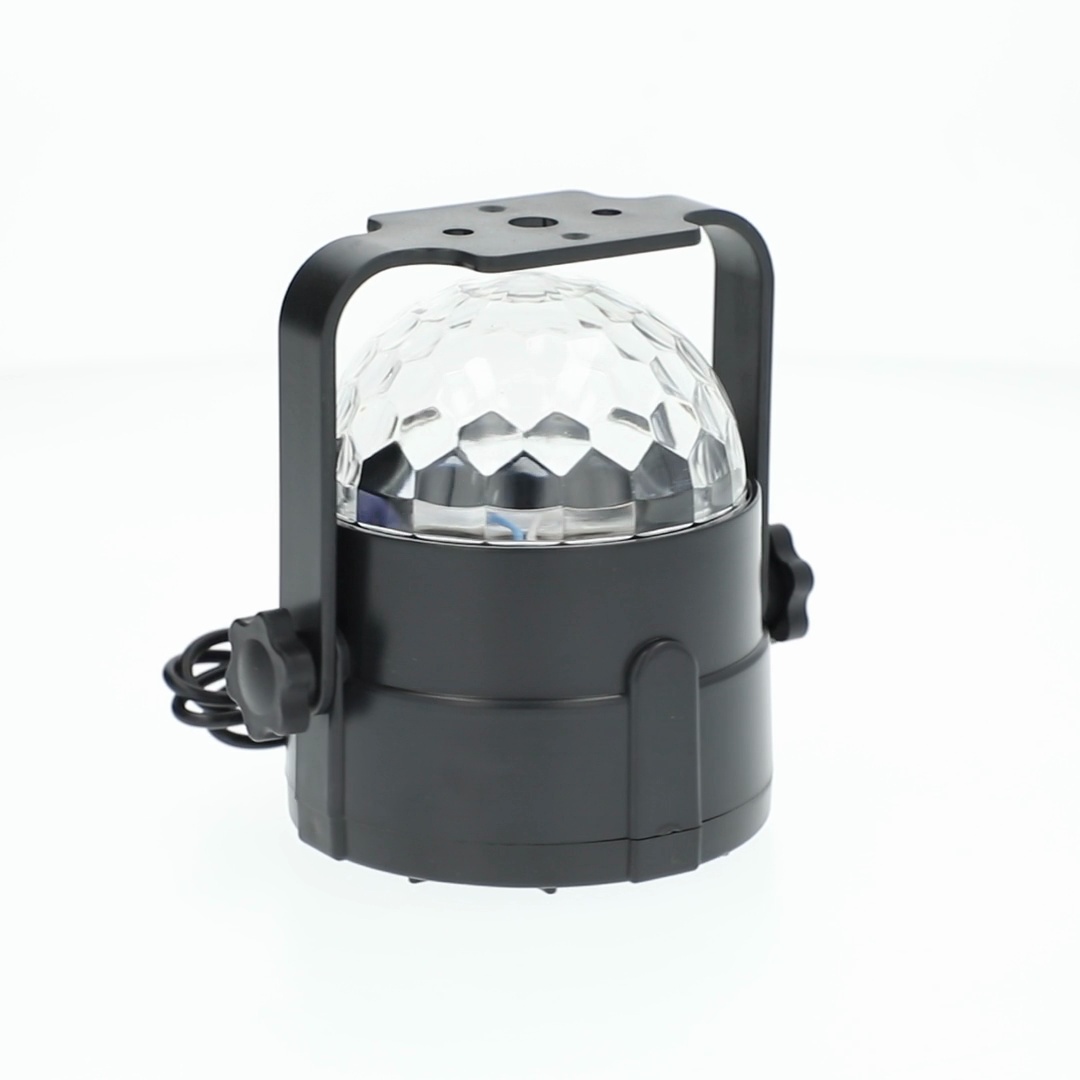 BrightSide Multicolor LED Disco Party Projector, Rotating Light