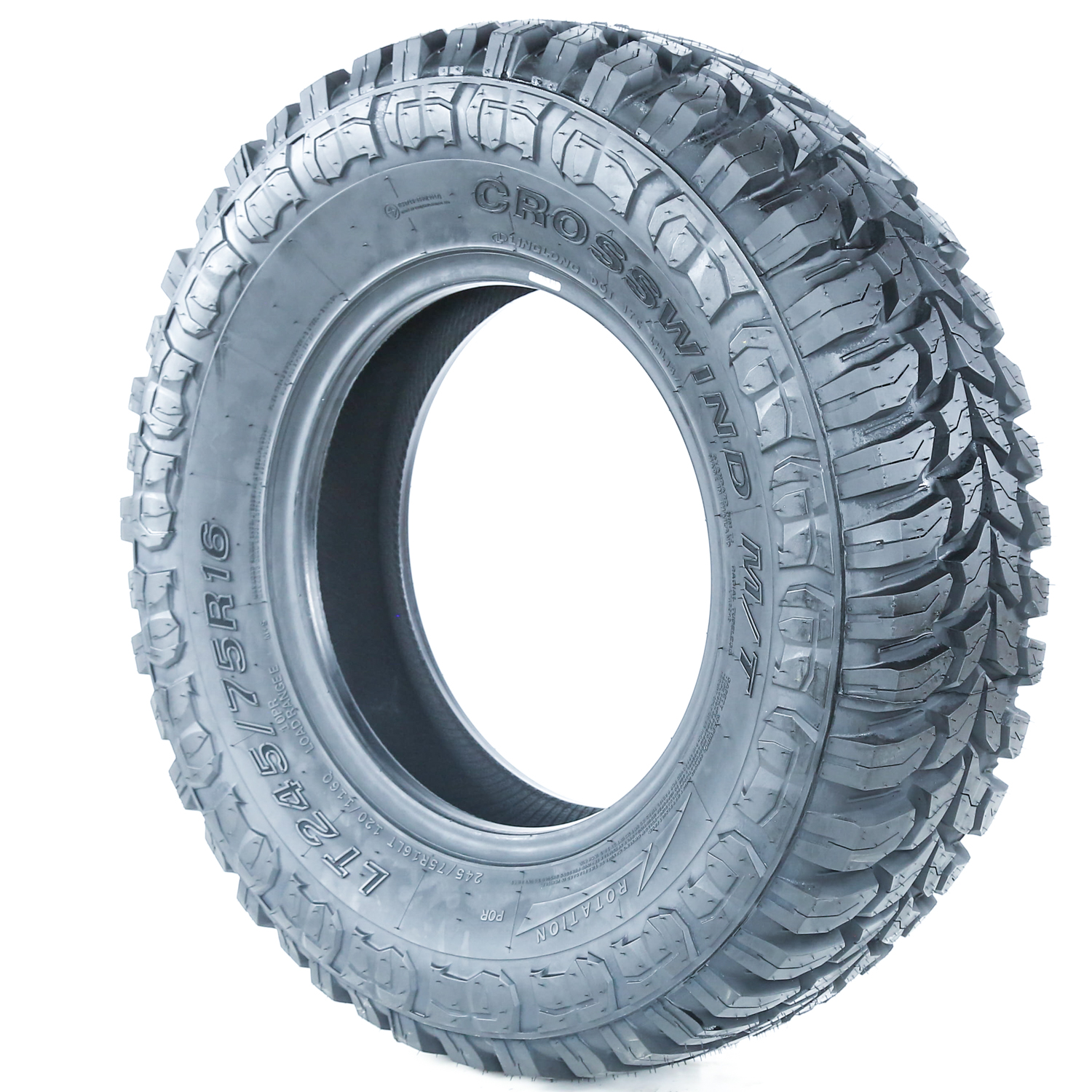 Mud Tires Crosswind M/T Mud Radial Tire LT245/75R16, 10-Ply
