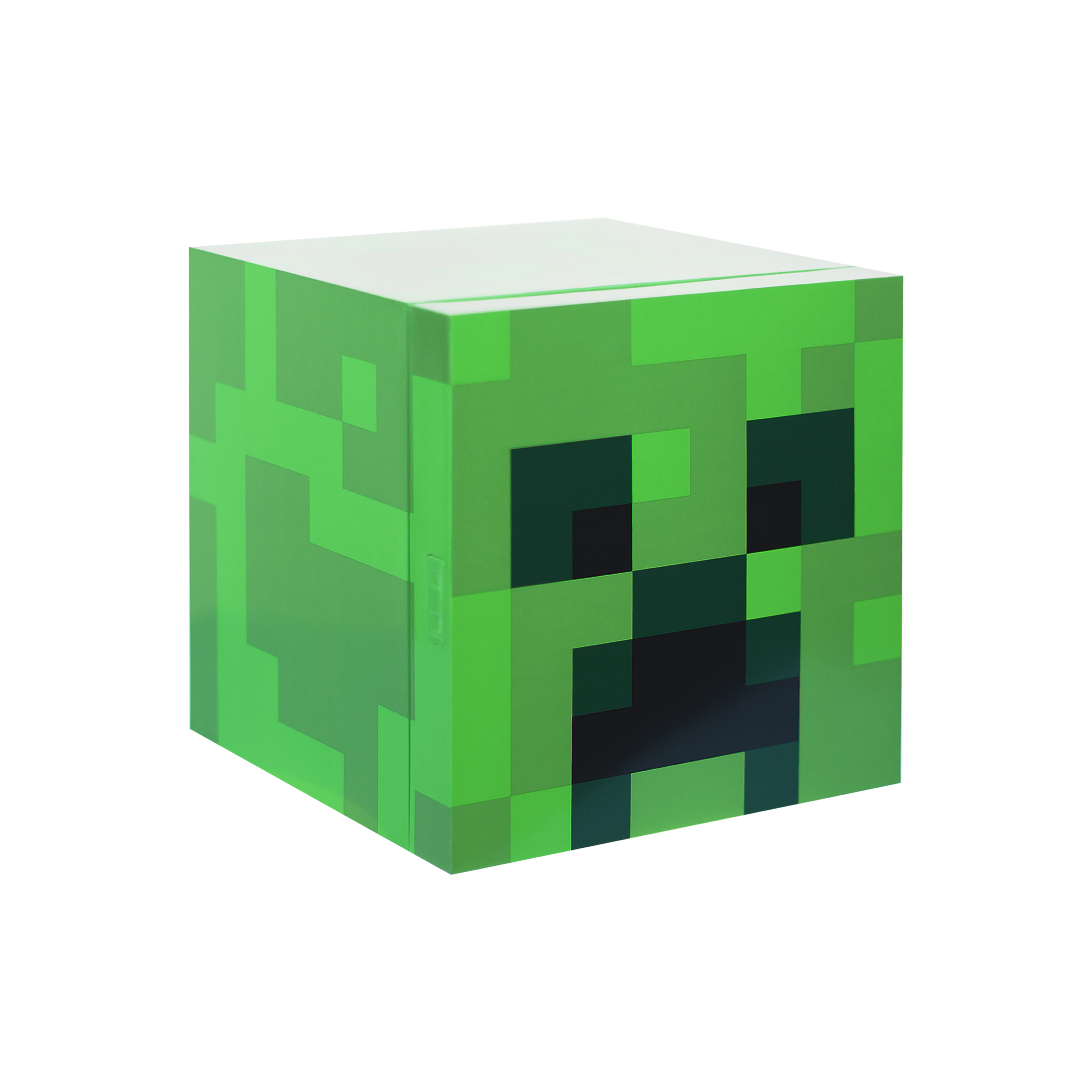 Minecraft Green Creeper 9 Can Mini Fridge 6.7L 1 Door Ambient Lighting 10.4  in H 10 in W 10 in D