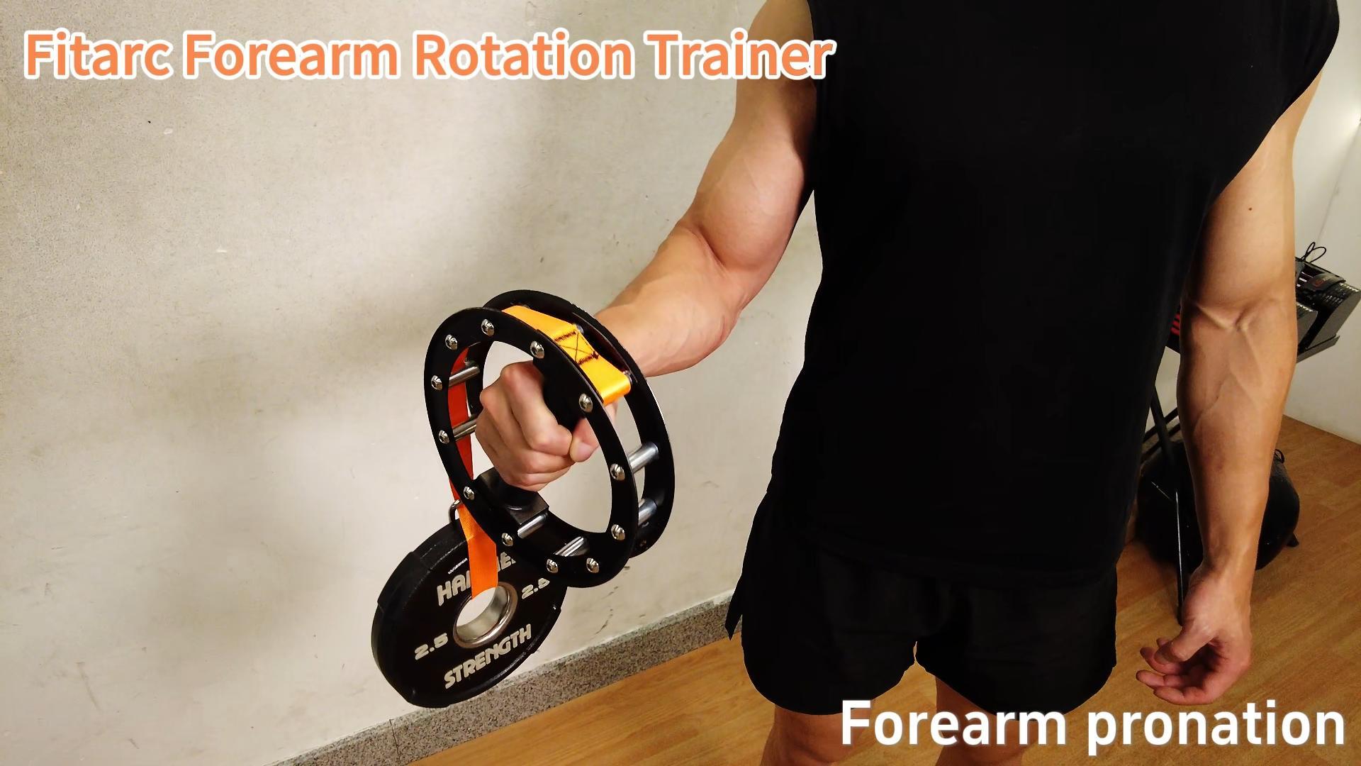 Power Rotation Bar Fitarc Wrist Rotation Exerciser, Forearm Bar for Pronation, Supination ...