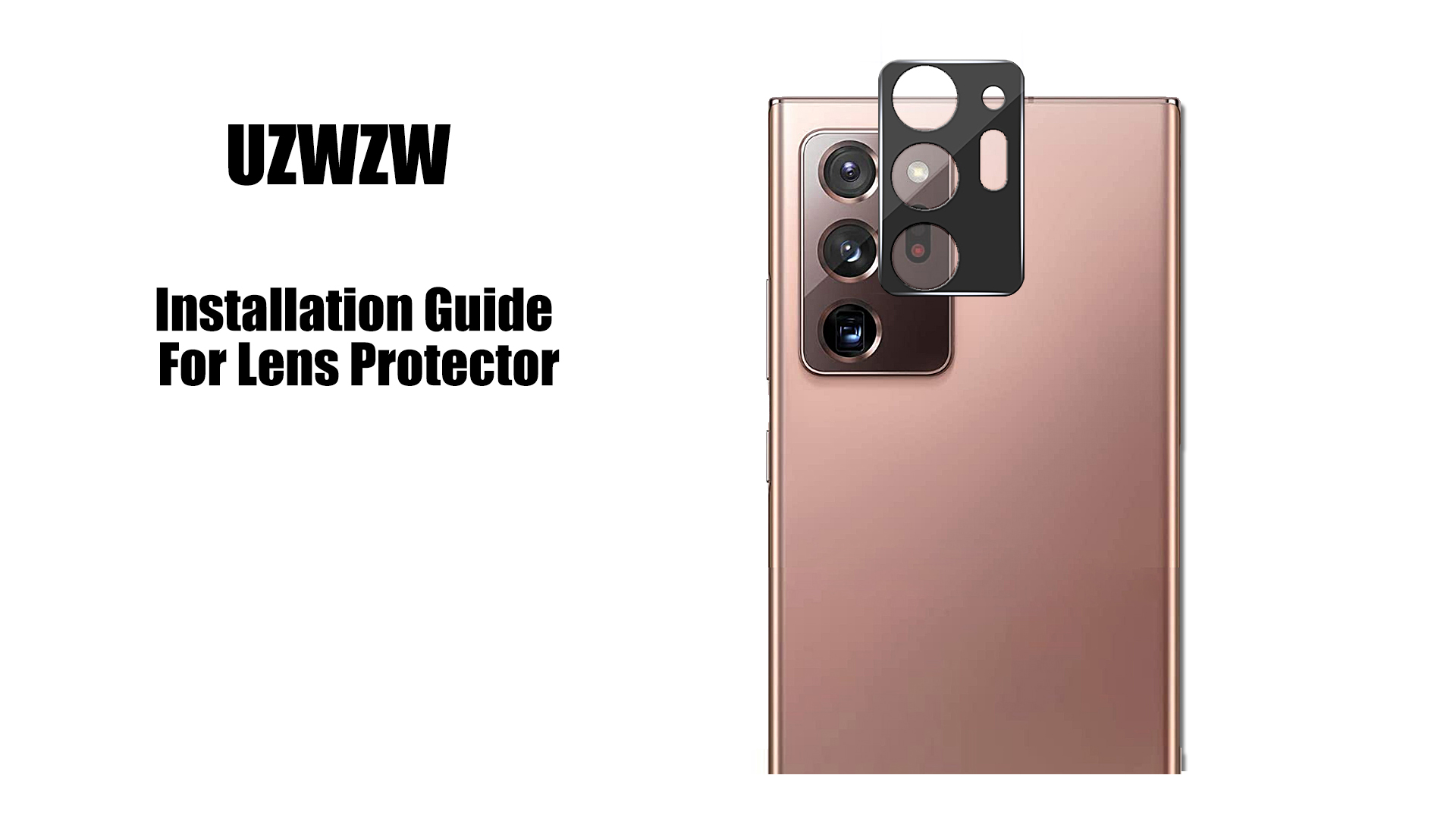 thumbnail video image 2 of 3 Pack Camera Lens Protector Tempered Glass for Samsung Galaxy A23 4G / 5G / Galaxy A73 5G [Not Affect Flash], 2 of 7