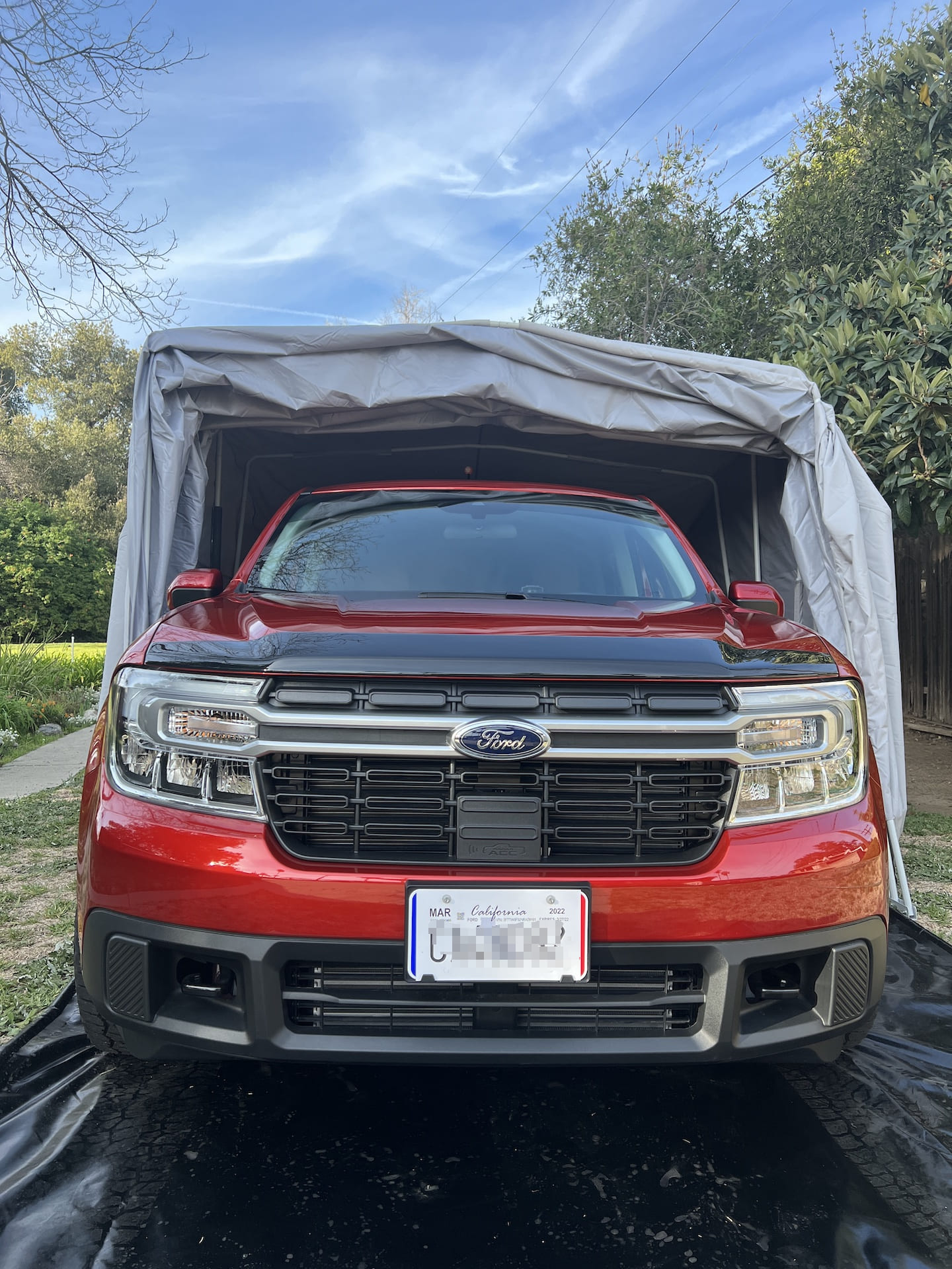 thumbnail video image 2 of Ikuby All Weather Proof Carport, Car Shelter, Car Canopy, Car Garage, Car shed, Car House, Car Park, Foldable, Retractable, Lockable, Durable Shelter, 2 of 8