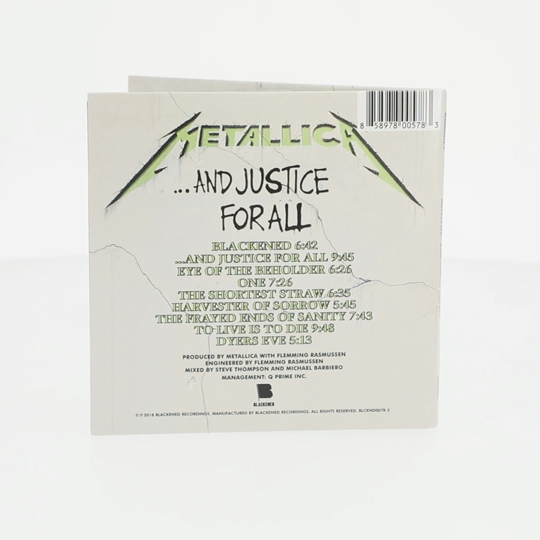 Metallica - And Justice For All - Music & Performance - CD