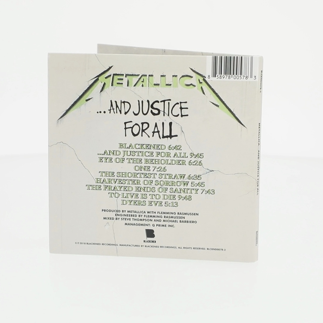 Metallica - And Justice For All - Music & Performance - CD