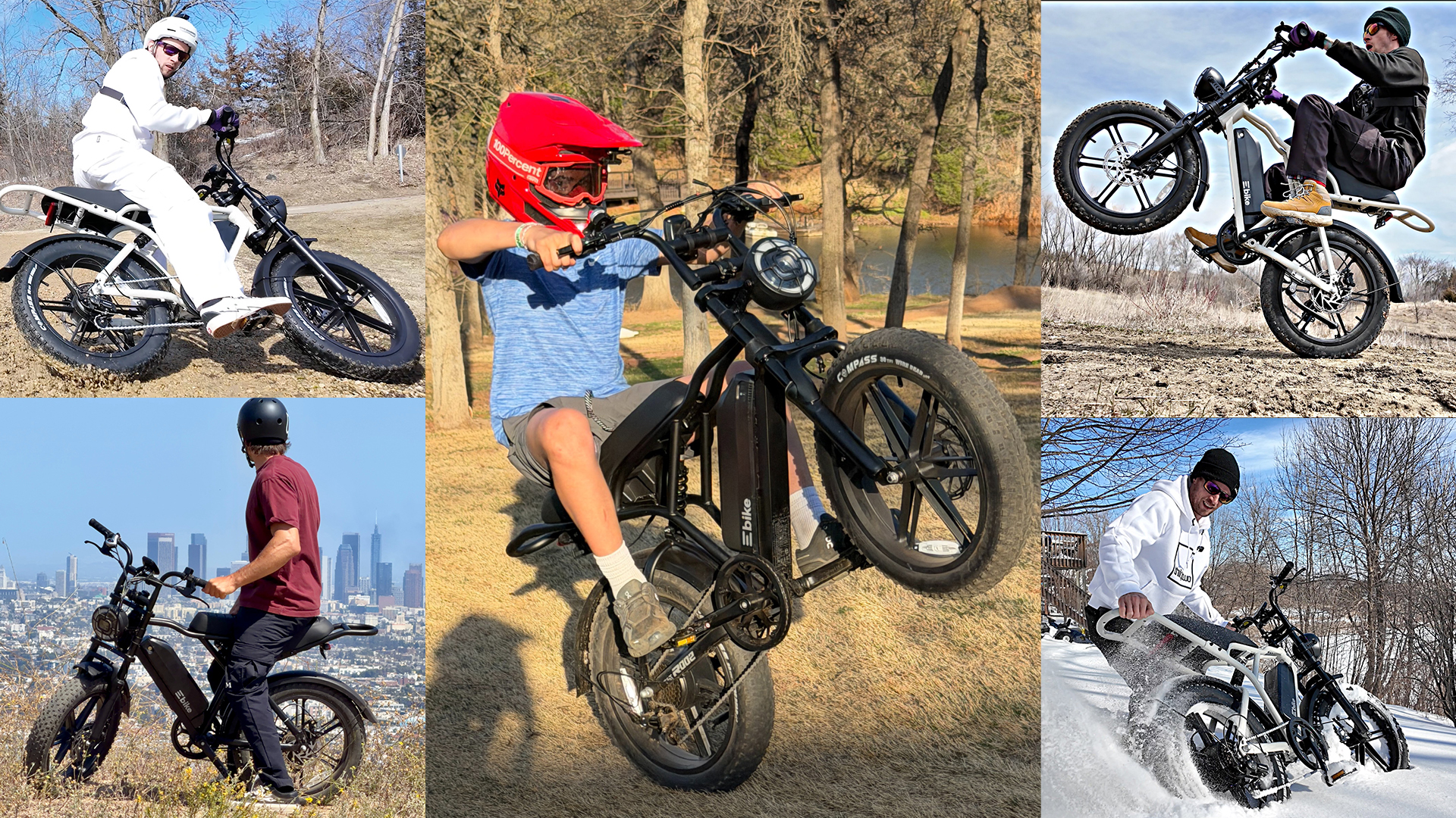 thumbnail video image 2 of TST Electric Bike for Adults, 750W Peak 1500W Motor, 20"x4" Fat Tire, E Mountain Bike, 48V/15AH UL2849, 2 of 9