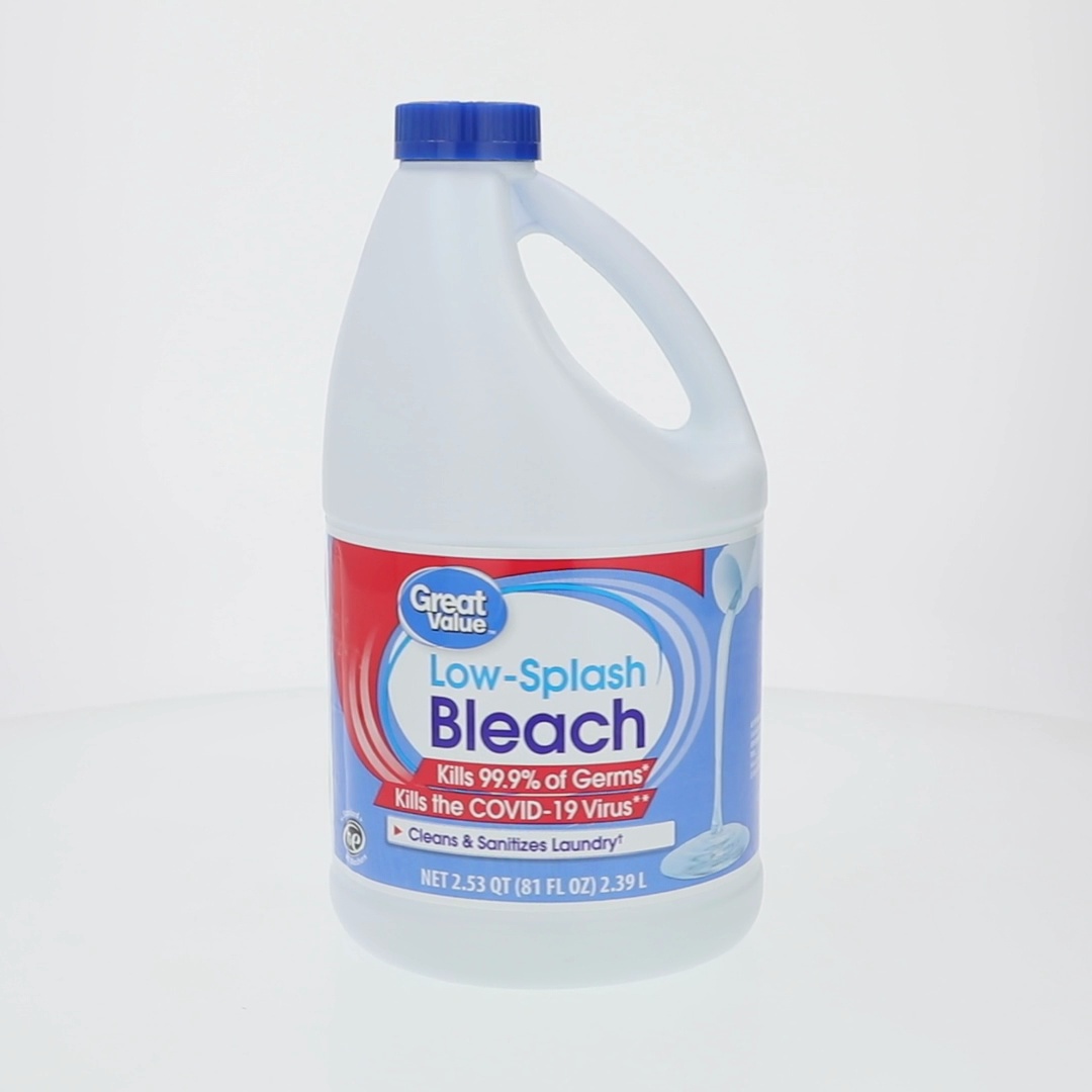 Great Value Bleach 81oz | Quick-dilute disinfectant bleach