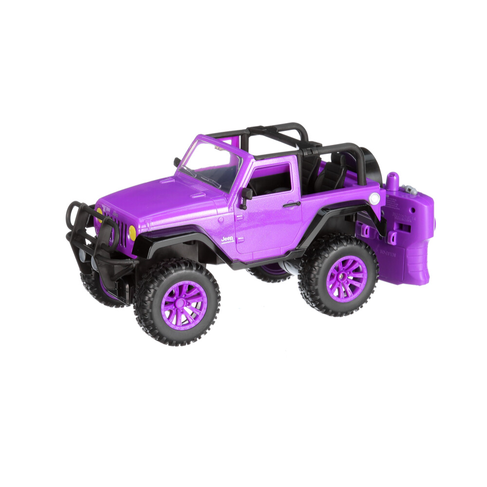 Purple jeep remote store control car