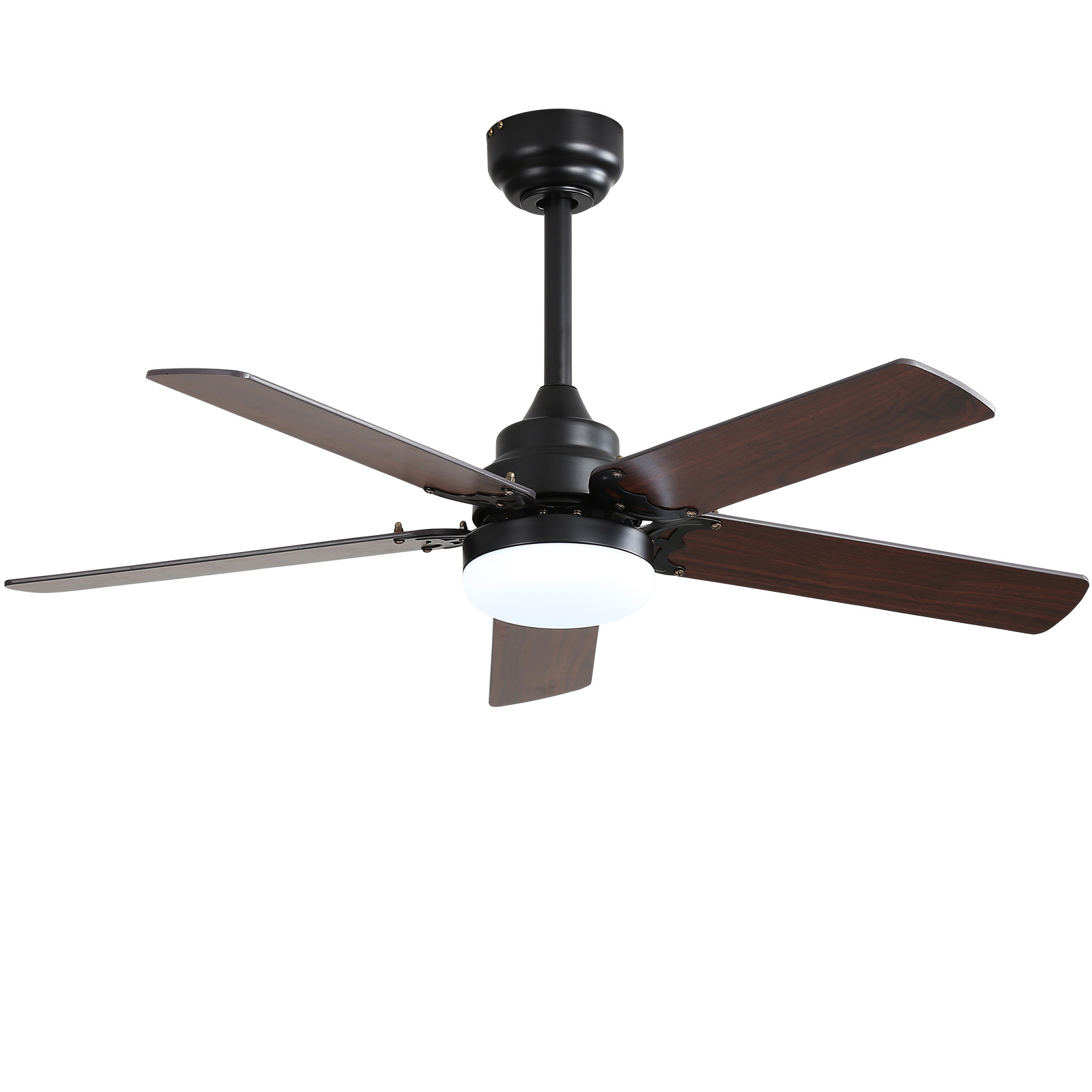 thumbnail video image 2 of Sofucor 42" Modern Ceiling Fan ,Flush Mount and Downrod Mount,LED Integrated,, 2 of 12