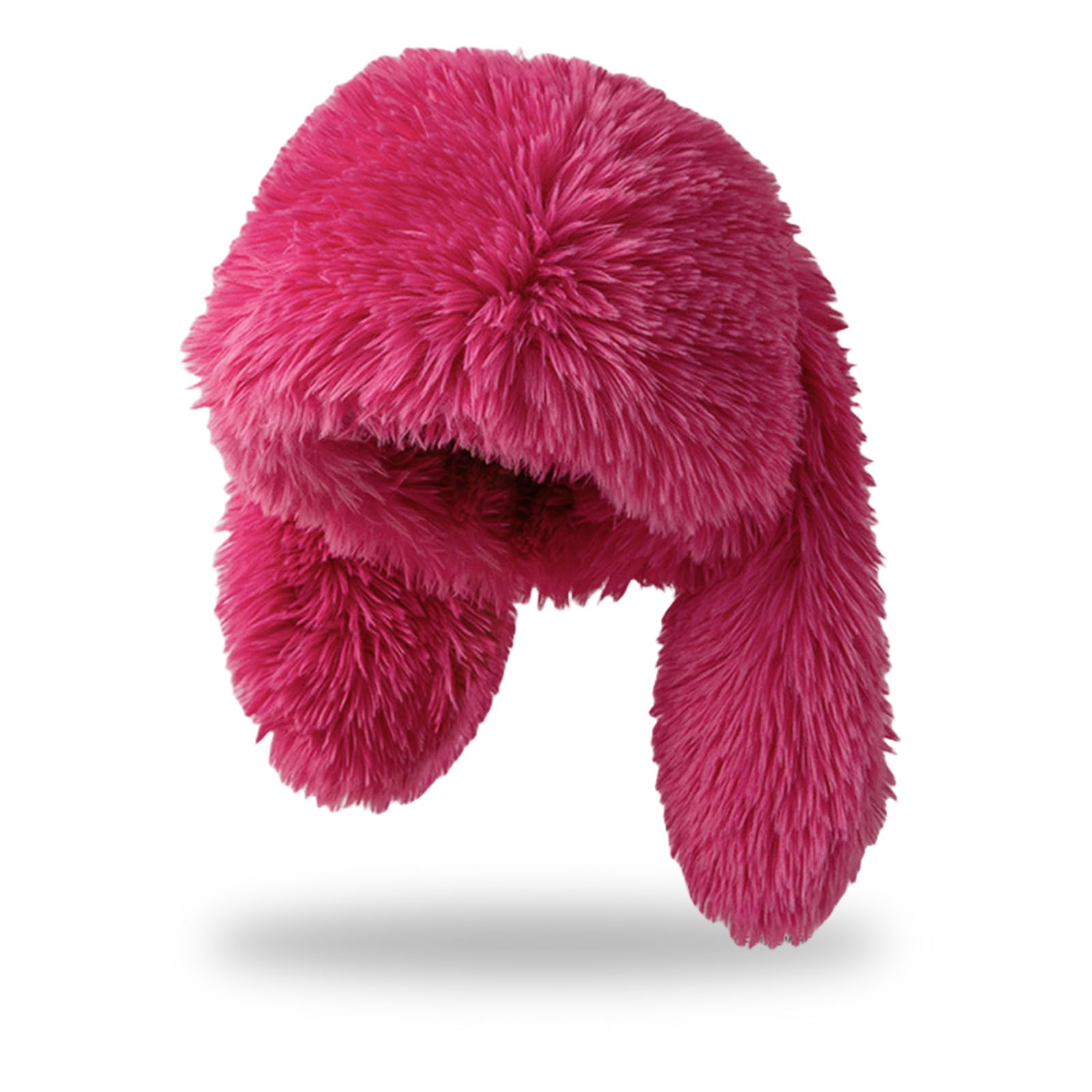 thumbnail video image 2 of Furry Cute Long Bunny Ear Plush Hat, Soft Plush Y2K Rabbit Hat with Floppy Ears for Women and Girls, Adjustable Winter Beanie for Party, Festival, and Indoor Outdoor Wear, 2 of 8
