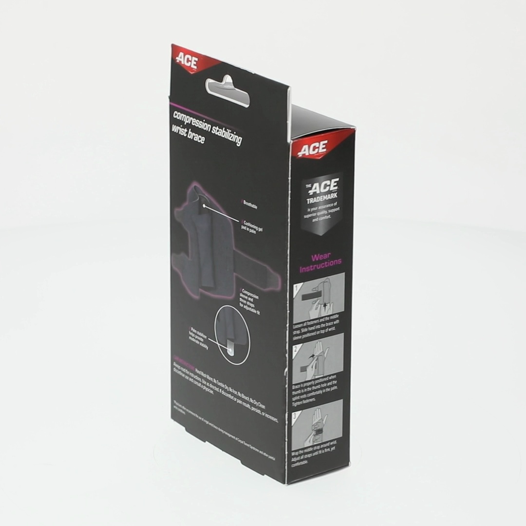 ACE Brand Compression Stabilizing Wrist Brace, Right hand
