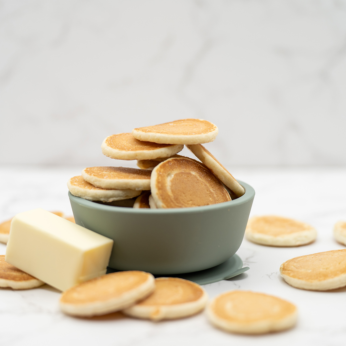 thumbnail video image 2 of Weesprout Suction Bowls for Baby & Toddlers, 100% Silicone w/Plastic Lid, Leak Proof, 12oz, Set of 2, 2 of 8