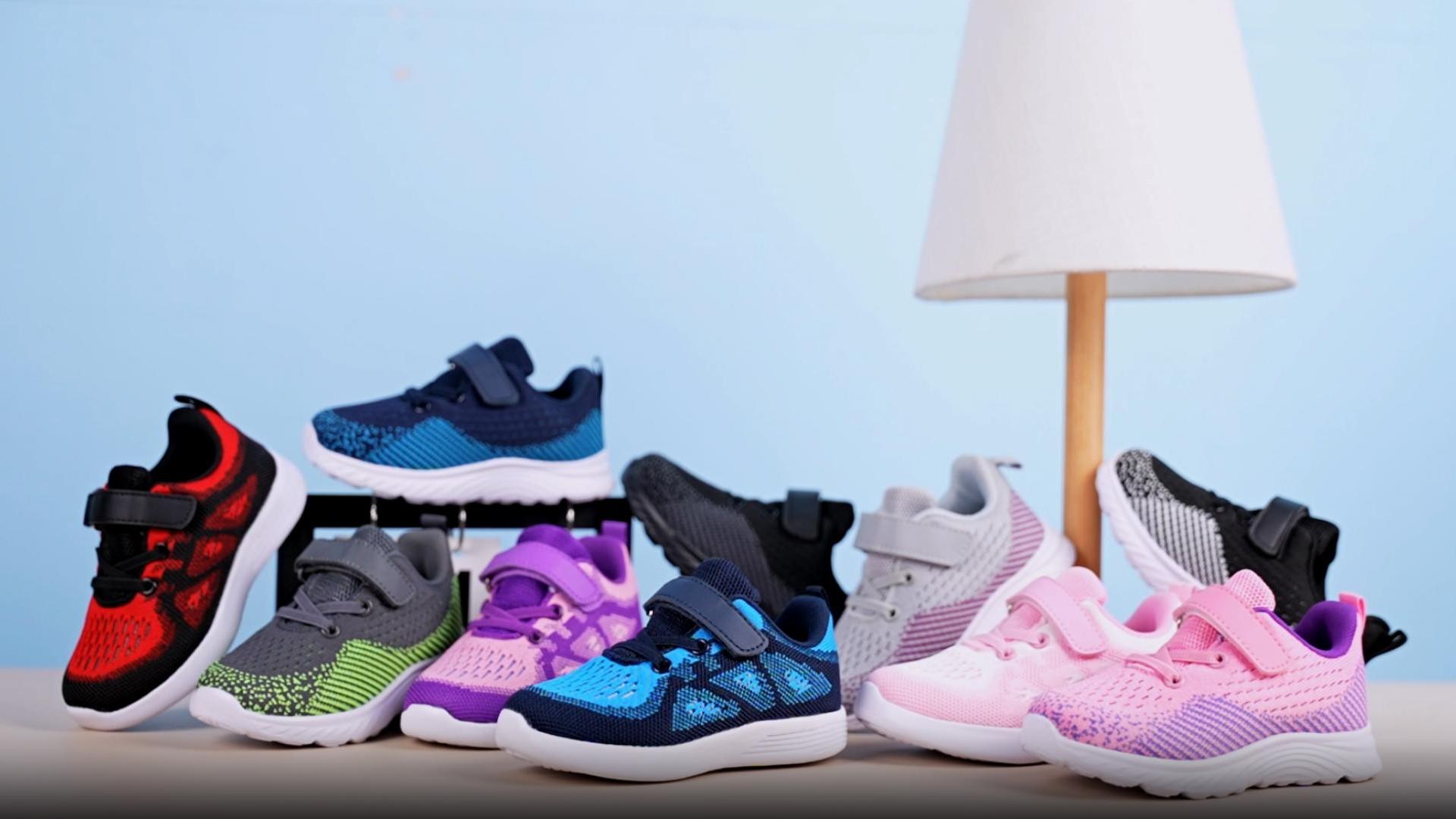 thumbnail video image 2 of SILLENORTH Kids/Toddler Shoes Boys Girls Breathable Sneakers Athletic Running Shoes (Toddler/Little Kids/Big Kids), 2 of 11