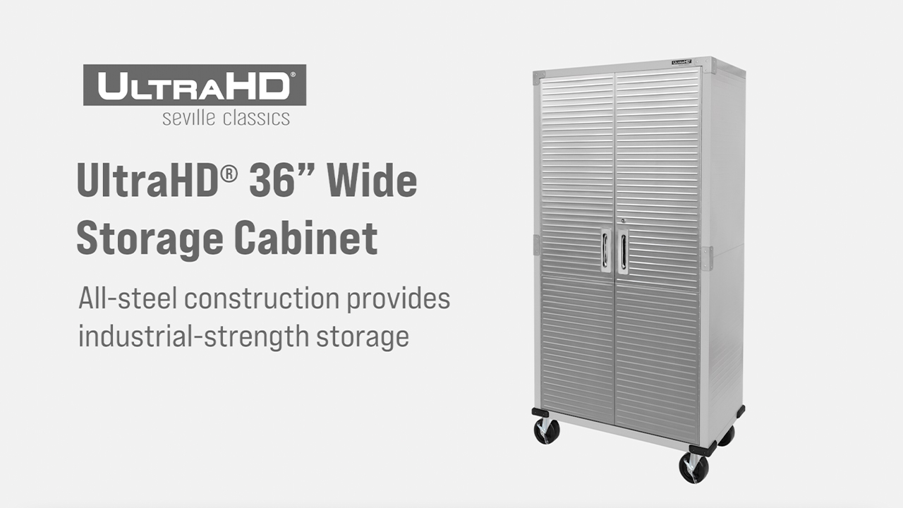 Seville Classics UltraHD Heavy Duty Steel Locking Storage