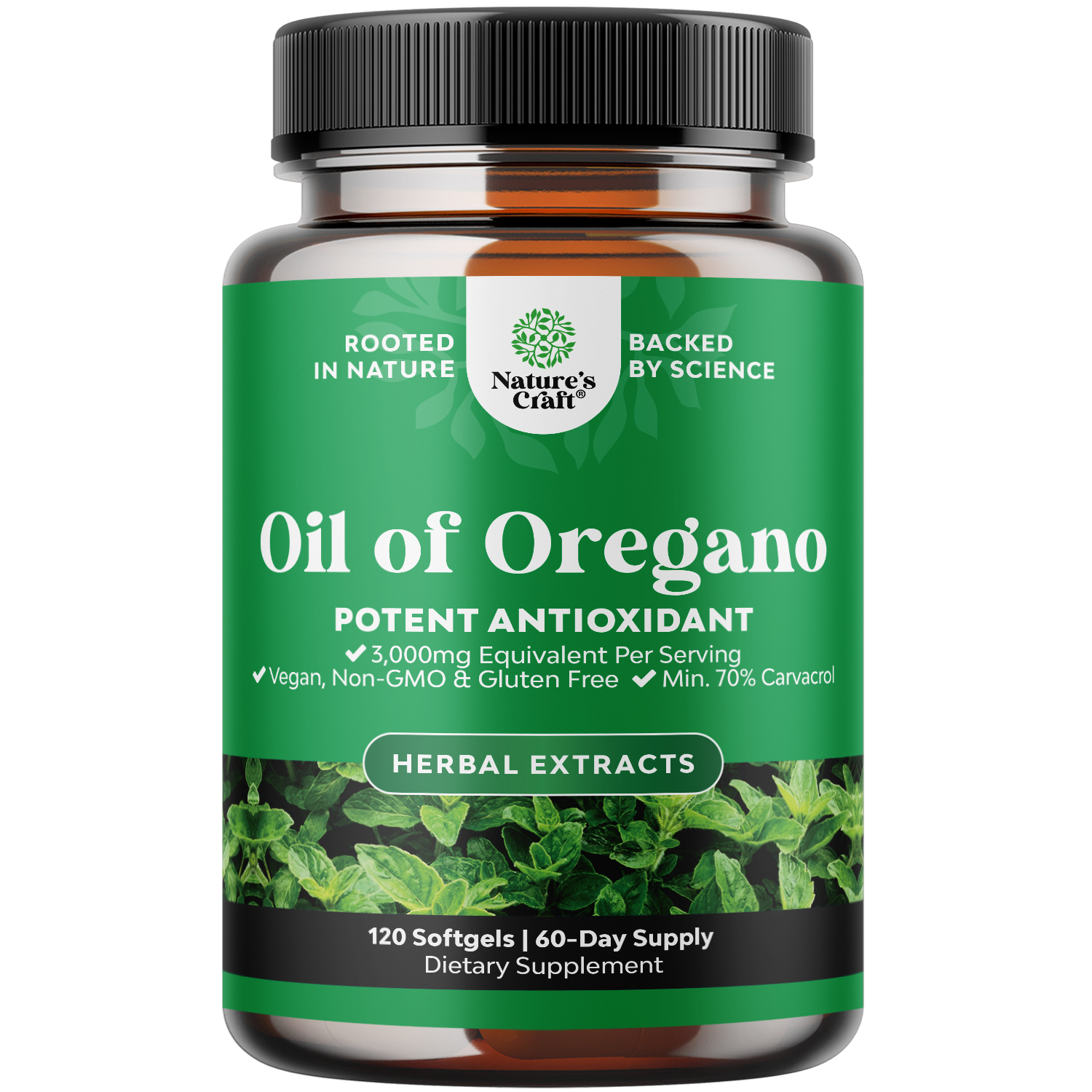 thumbnail video image 2 of Natures Craft Oil of Oregano Softgels with 70% Carvacrol for Gut and Immune Support, 120 Count, 2 of 10