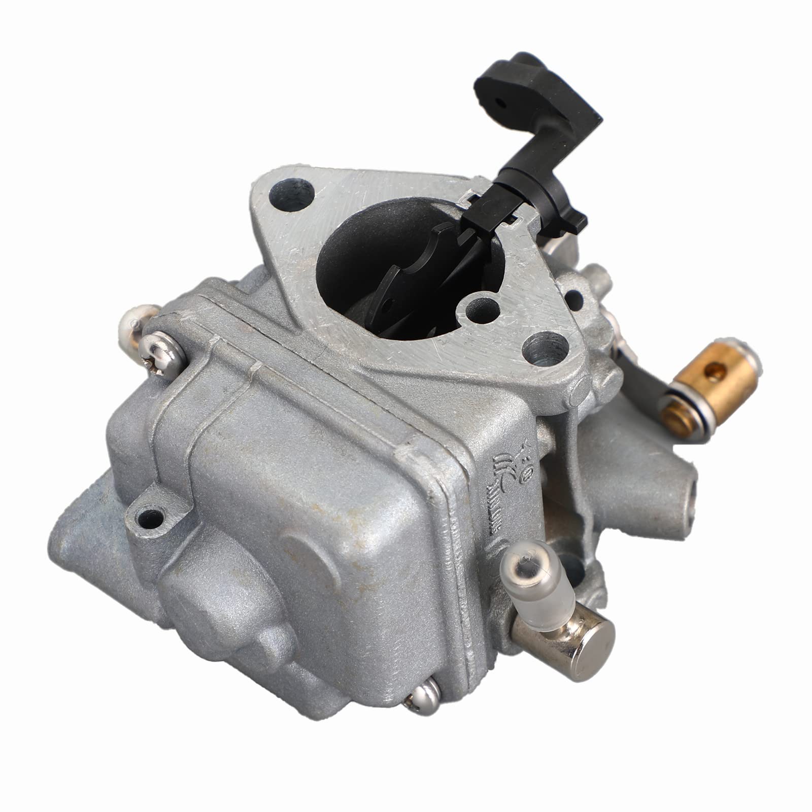 thumbnail video image 2 of 6BX-14301-10 6BX-14301-11 6BX-14301-00 Carburetor Assembly For Yamaha 4-stroke 6HP F6 Outboard Engine Carb 6BX-14301-10-00, 2 of 9
