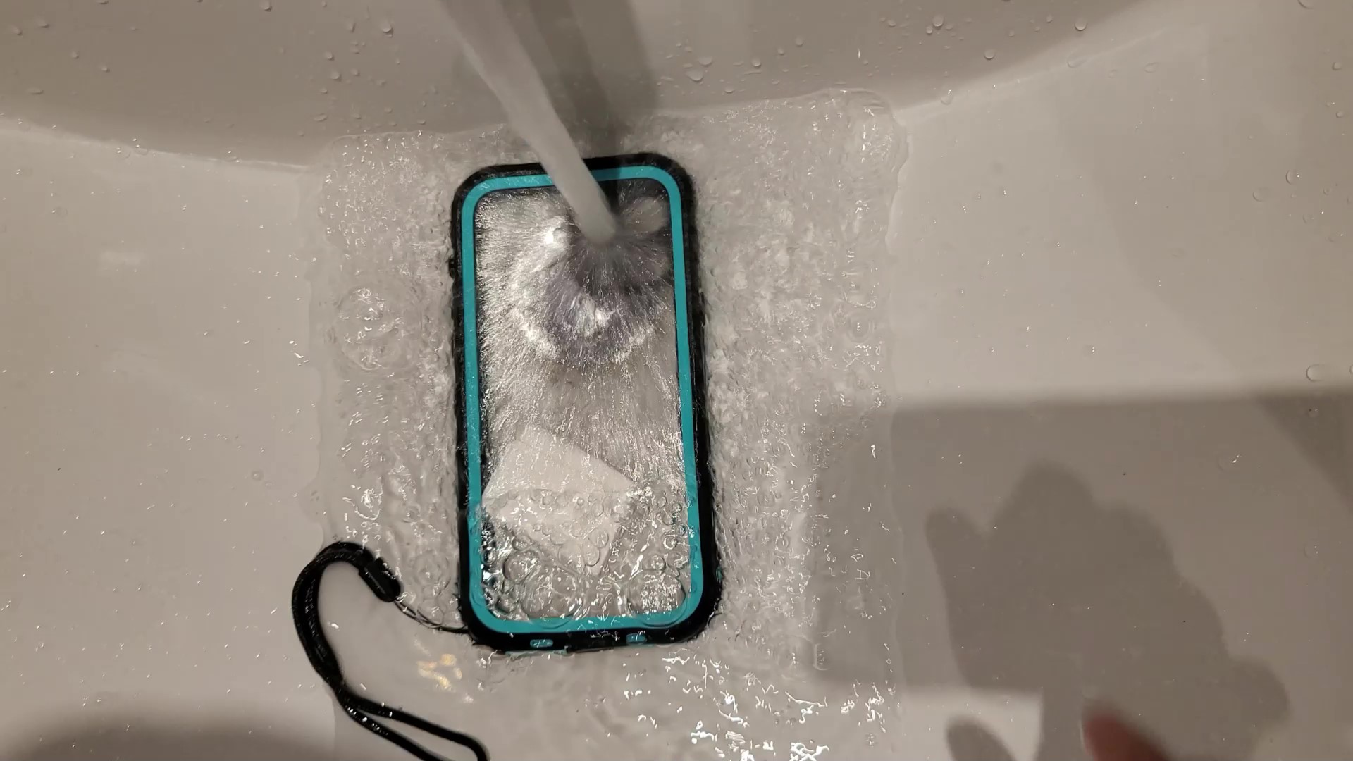 thumbnail video image 2 of IP68 Waterproof Case for iPhone 13 Shockproof Rugged Case Built in Screen Protector Swimming Underwater Phone Cover Supprot Wireless Charging(6.1" Black), 2 of 10